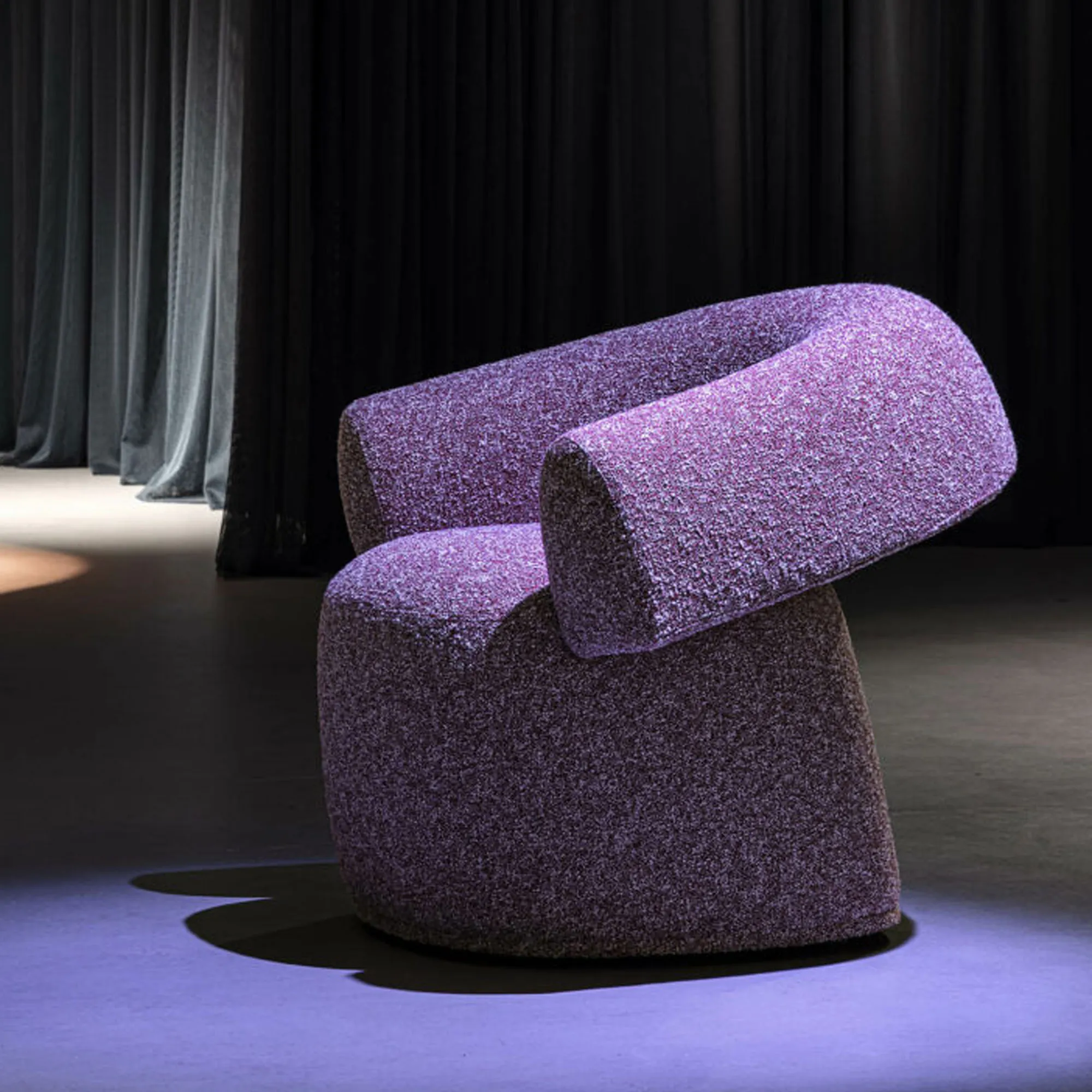 Ruff Small Swivel Armchair - 2