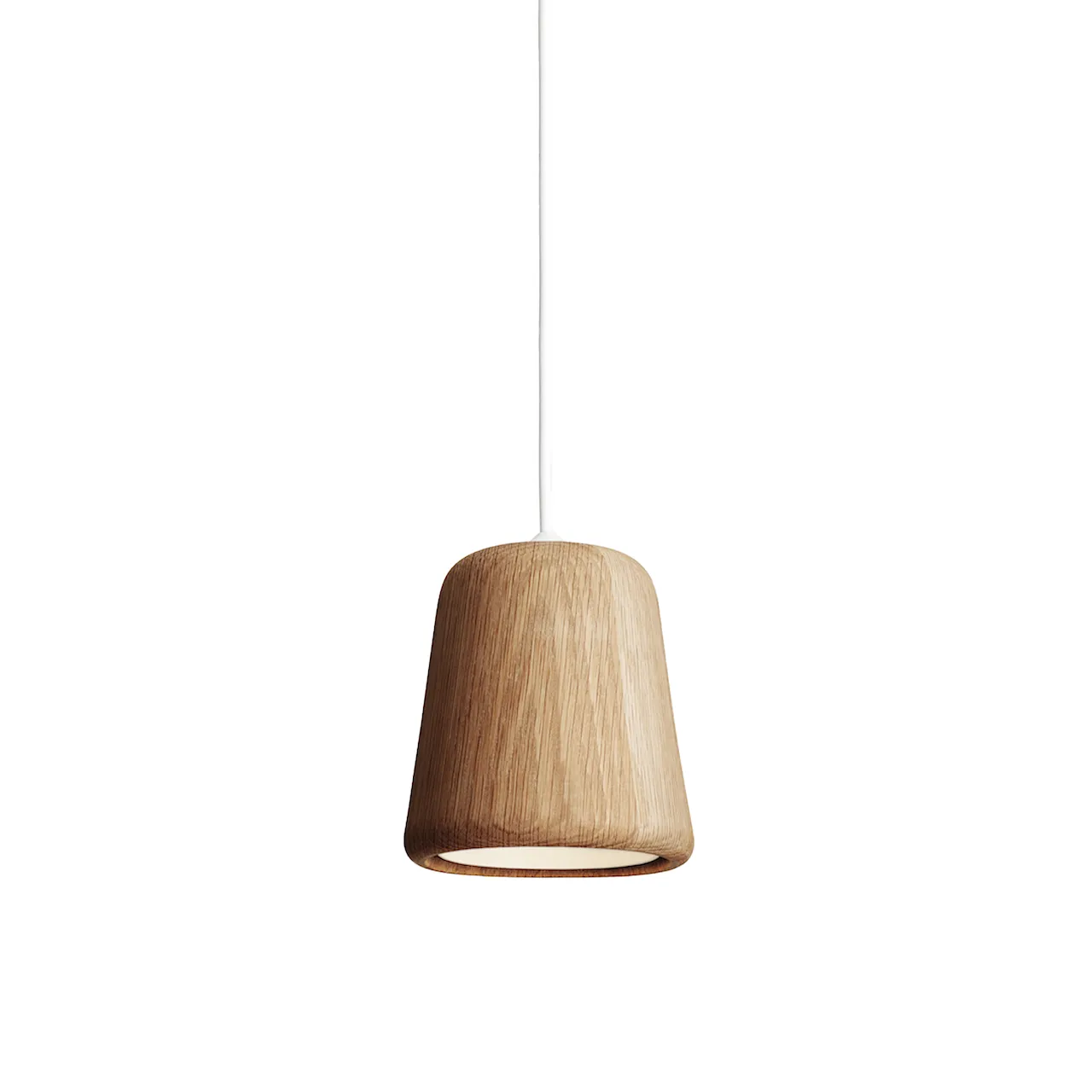 Materiaal hanglamp wit kabel terracotta