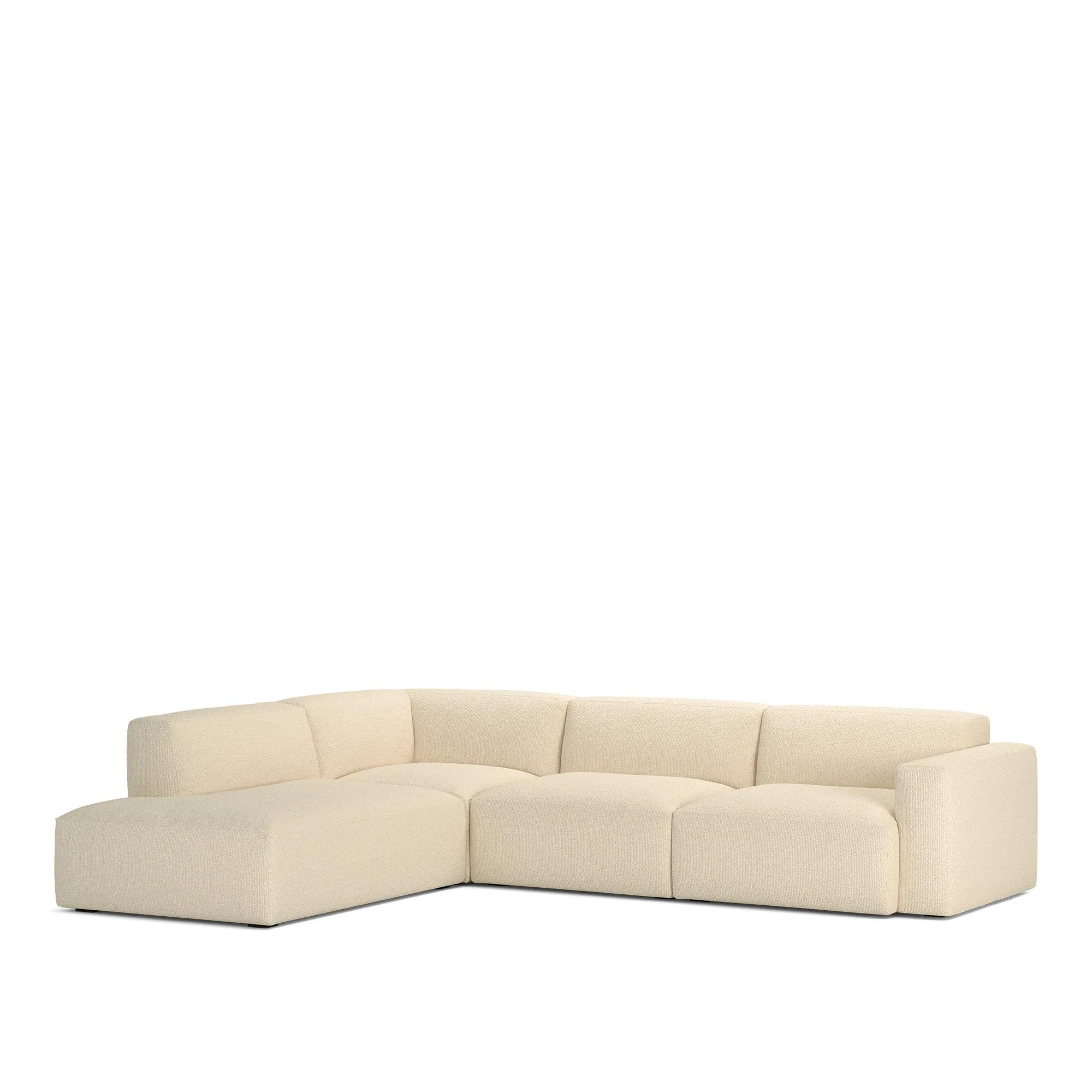 Brick 4-Seater Corner Open End Left - 4