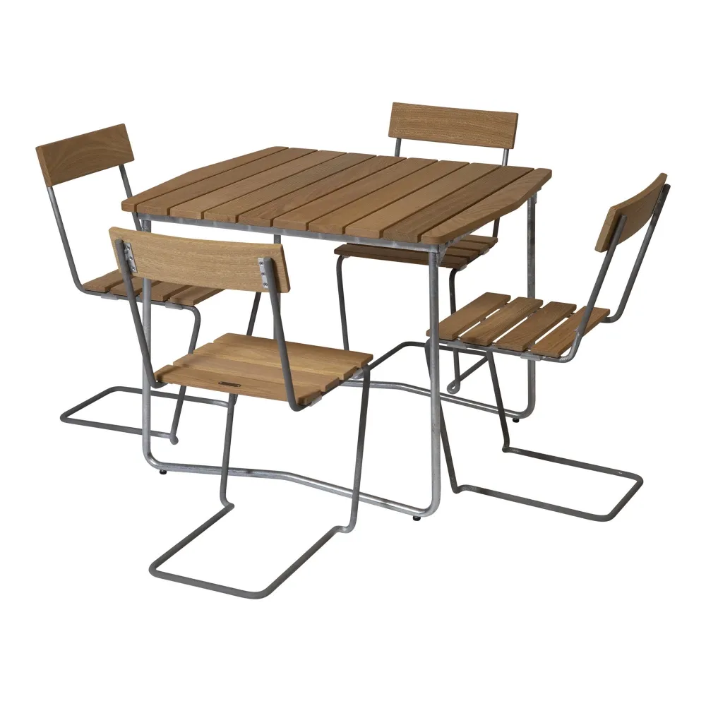 Eetkamerset Classic serie met tafel B31 & 4 stoelen - 1