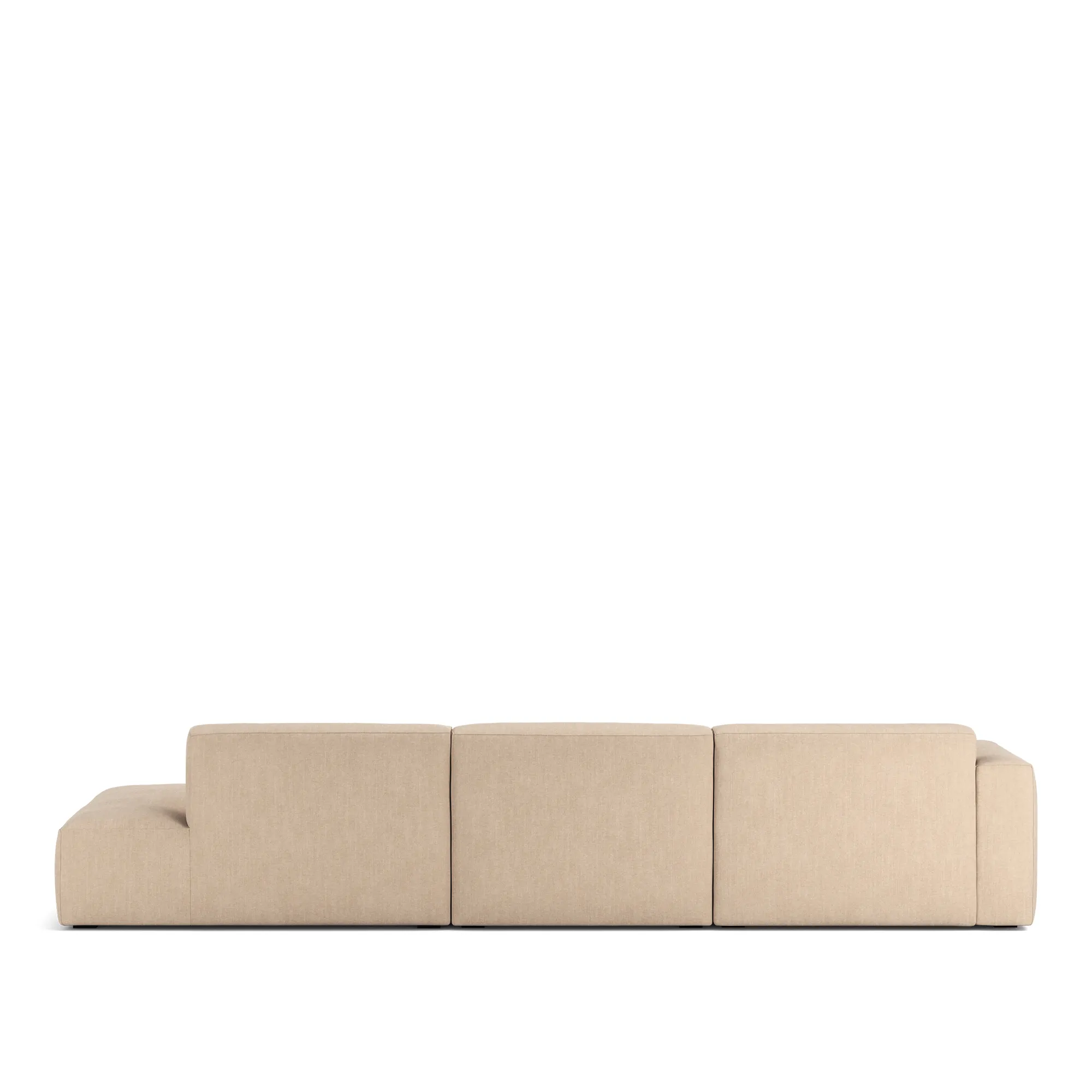 Brick 3-Seater Chaise Lounge Open End Right - 6