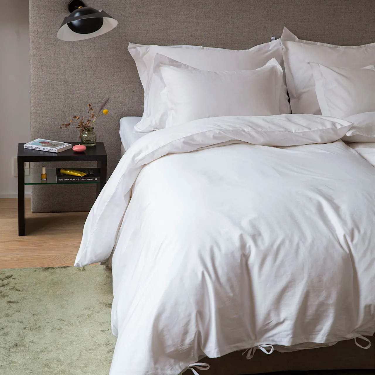 Satina Duvet Cover ECO White