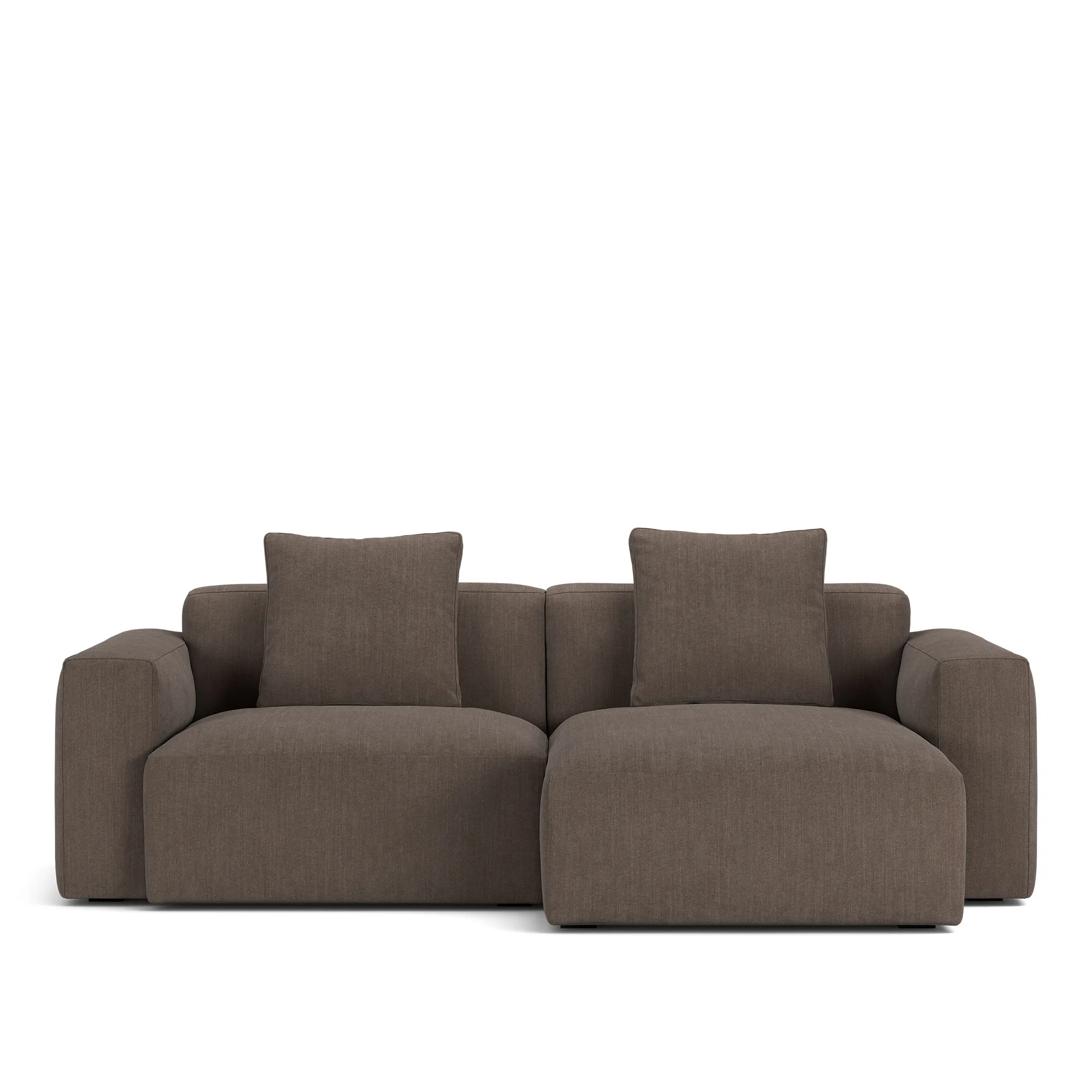 Brick 2-Seater Chaise Lounge Right - 10