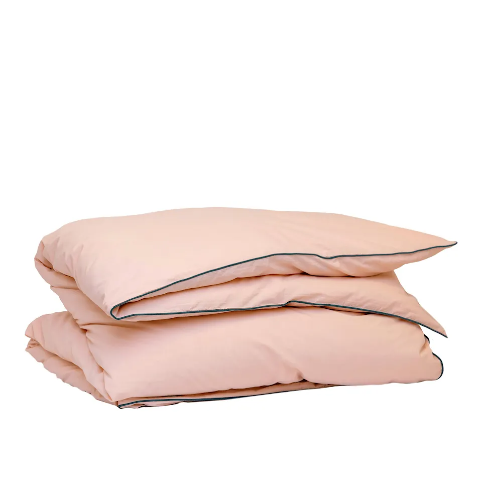Powder Pink/Dark Blue pussilakanasetti