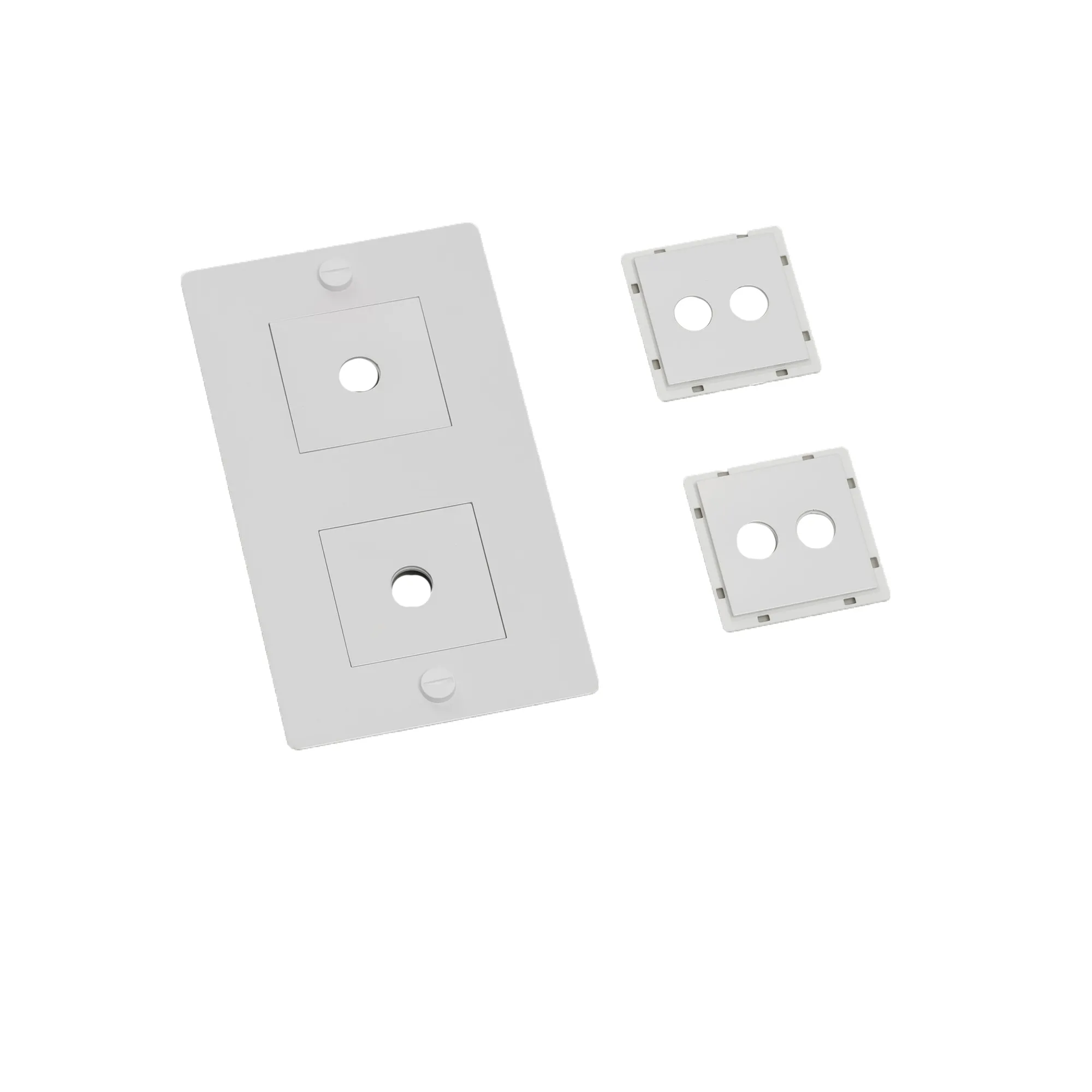 2G Wall Plate Vertical With Infills - 1