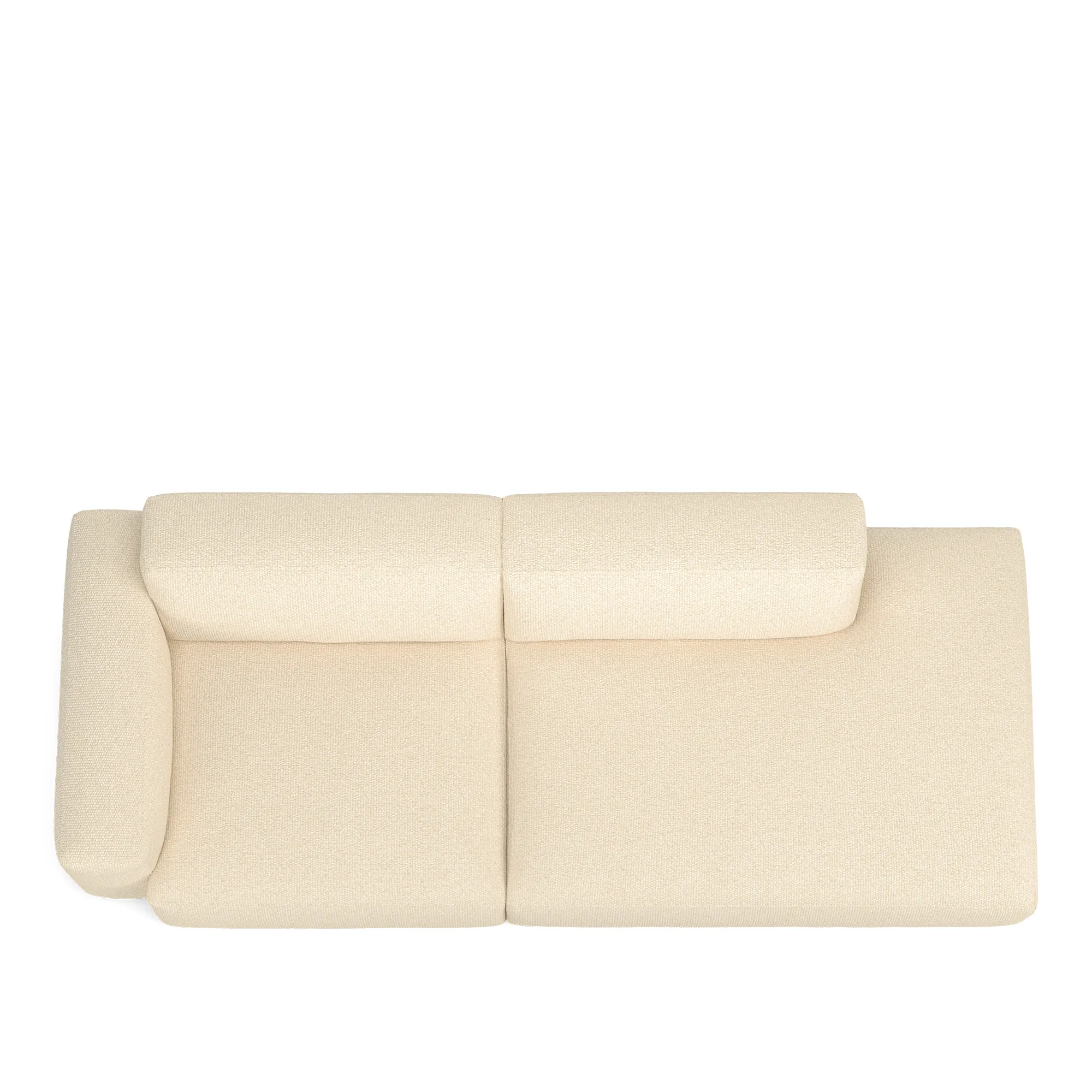 Brick 2-Seater Open End Right - 8