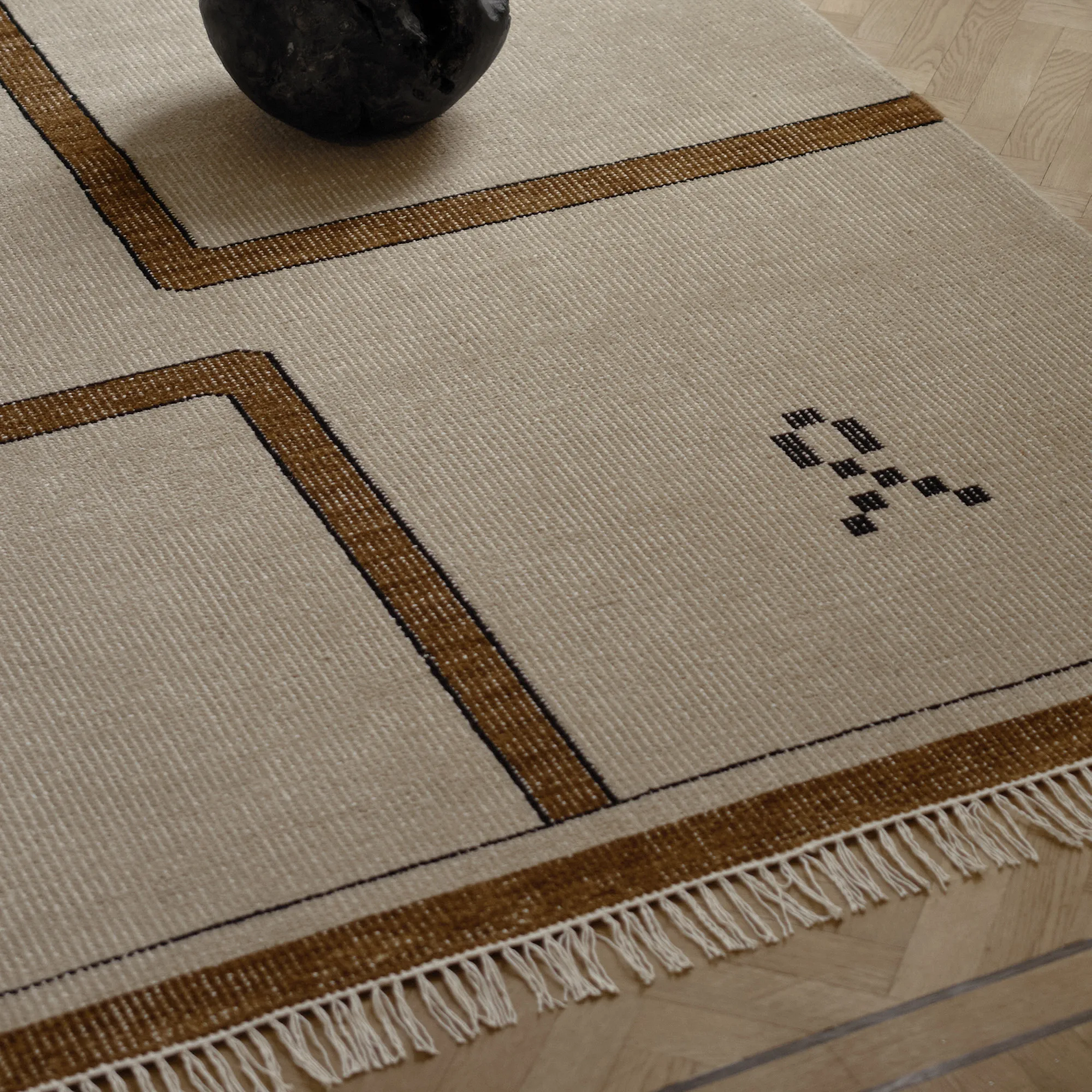 Elder 03 Terracotta Wool Rug - 6