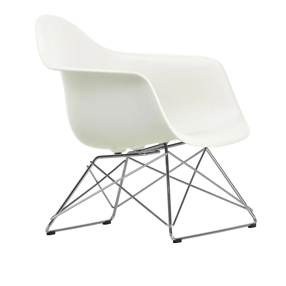 Eames RE Plastic Armchair LAR fauteuil Chrome