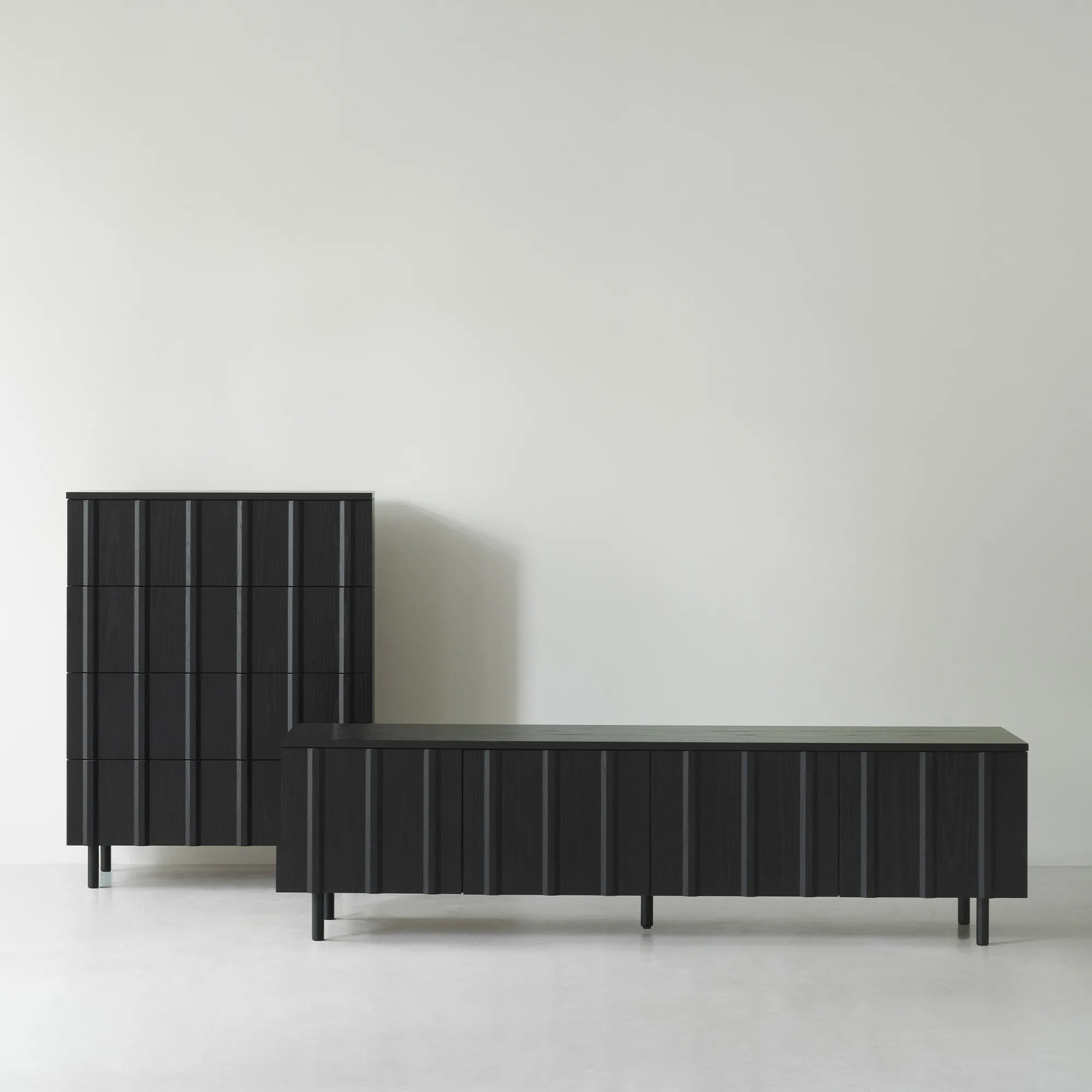 Rib Sideboard Low