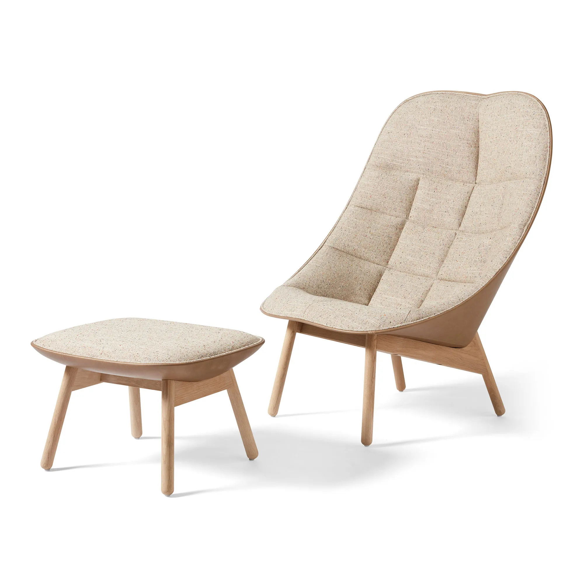 Uchiwa Quilted Lounge Chair - 3