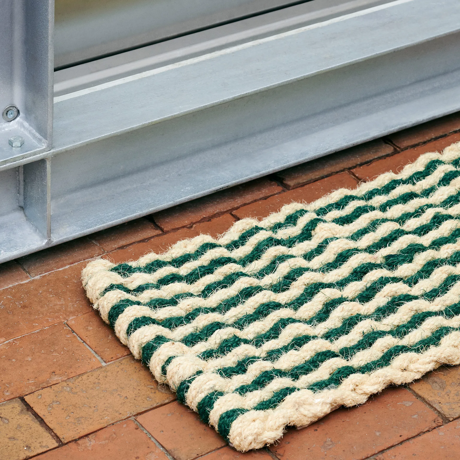 Coco Stripe Door Rug - HAY - NO GA