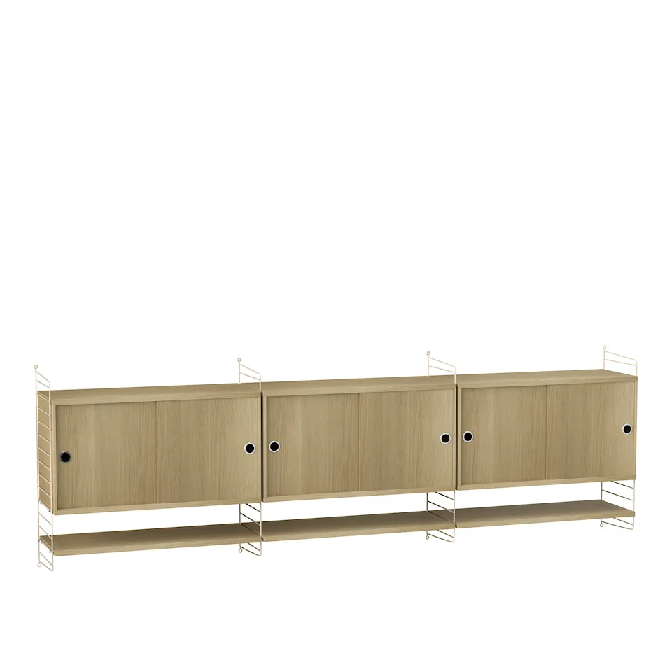 Stue reolsystem E eg/beige
