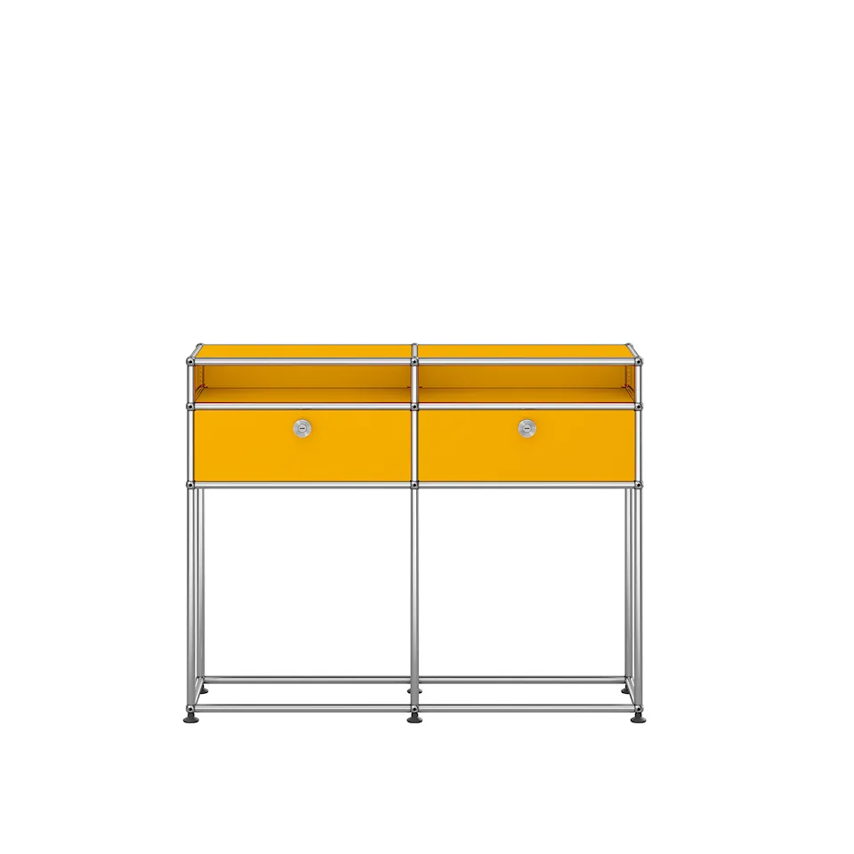 USM Haller 94 Shelving, Golden Yellow