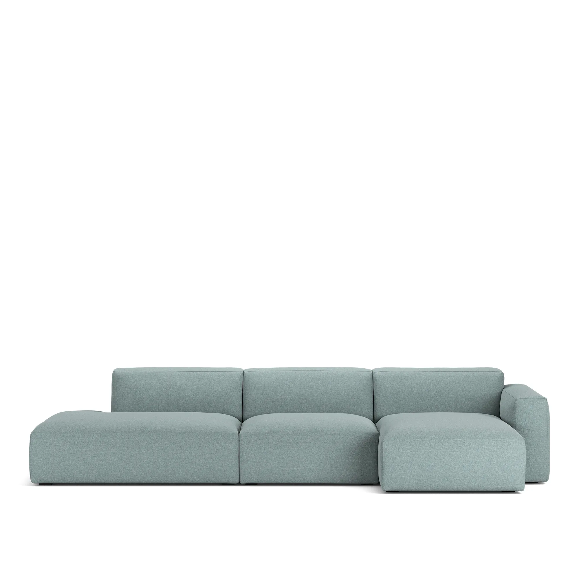 Brick 3-Seater Chaise Lounge Open End Left - 1
