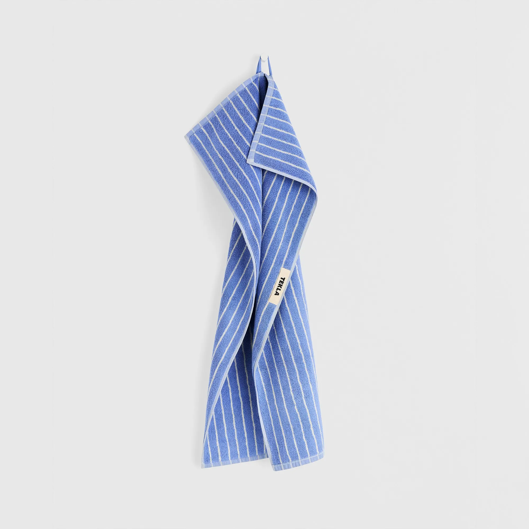 Terry Clear Blue Stripes handdoek - 5