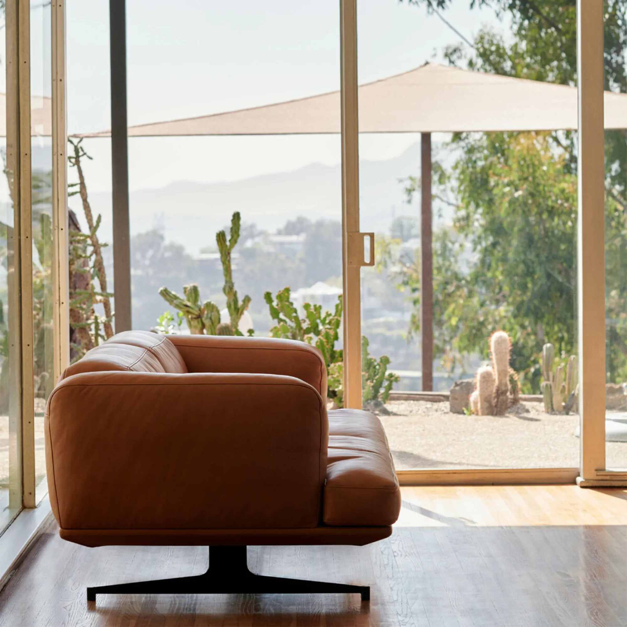 Inland AV23 3-personers sofa aluminium - 3