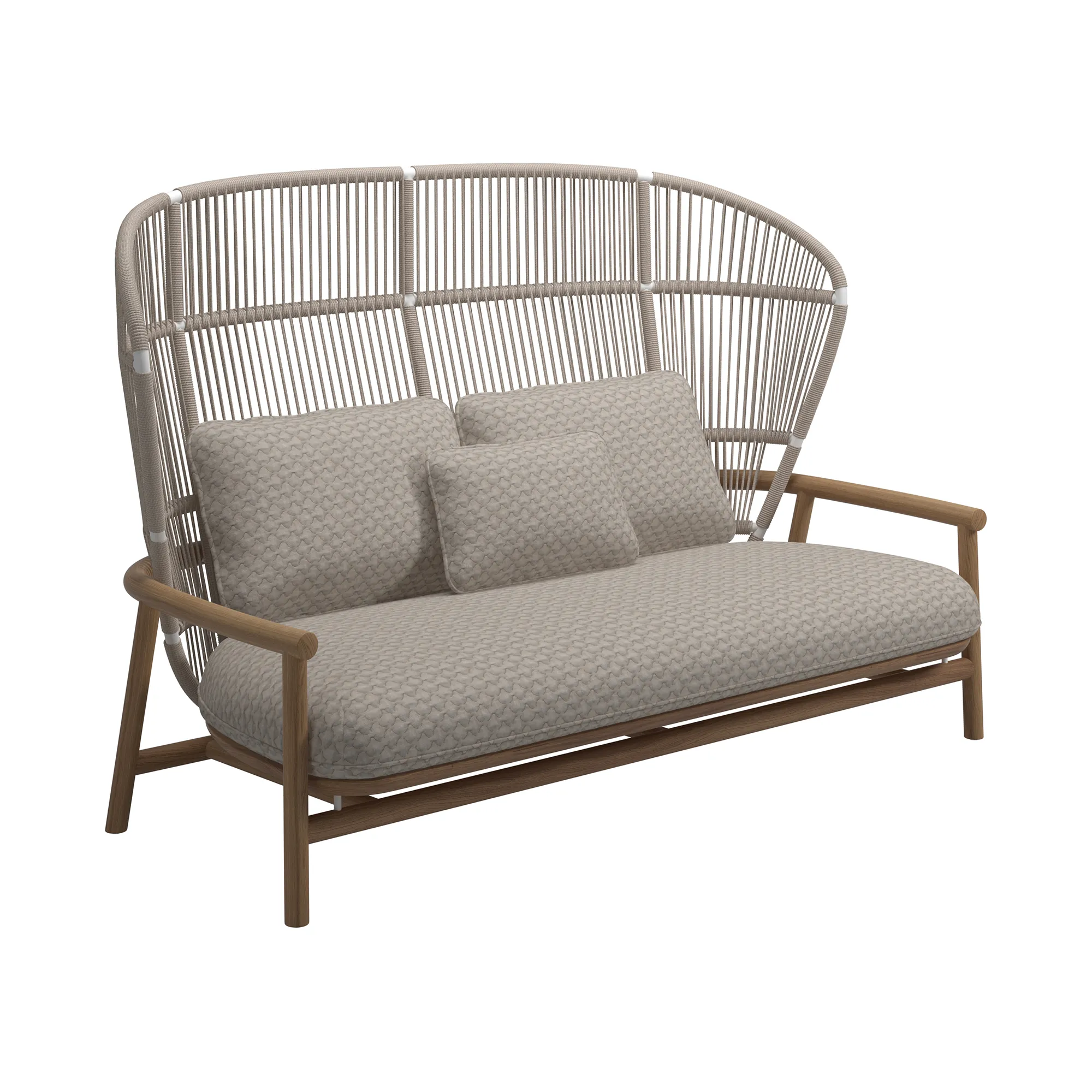 Fern High Back 2-Seater Sofa - 1
