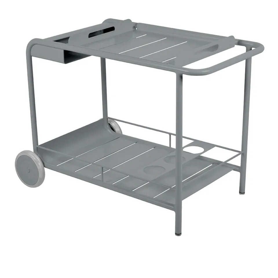 Luxembourg Side Bar /Trolley - Lapilli Grey