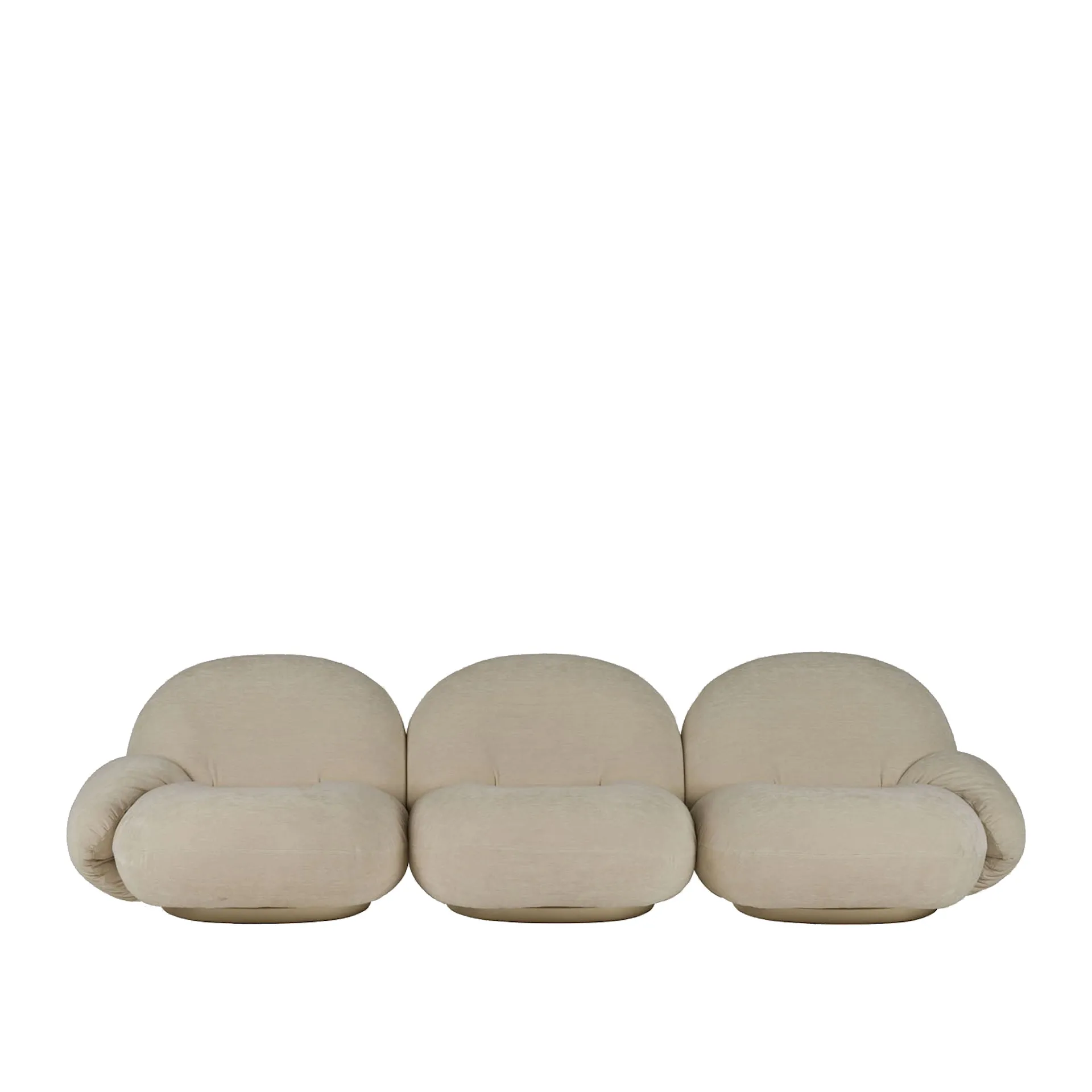 Pacha Sofa 3-seater with Armrest - Gubi - Pierre Paulin - NO GA