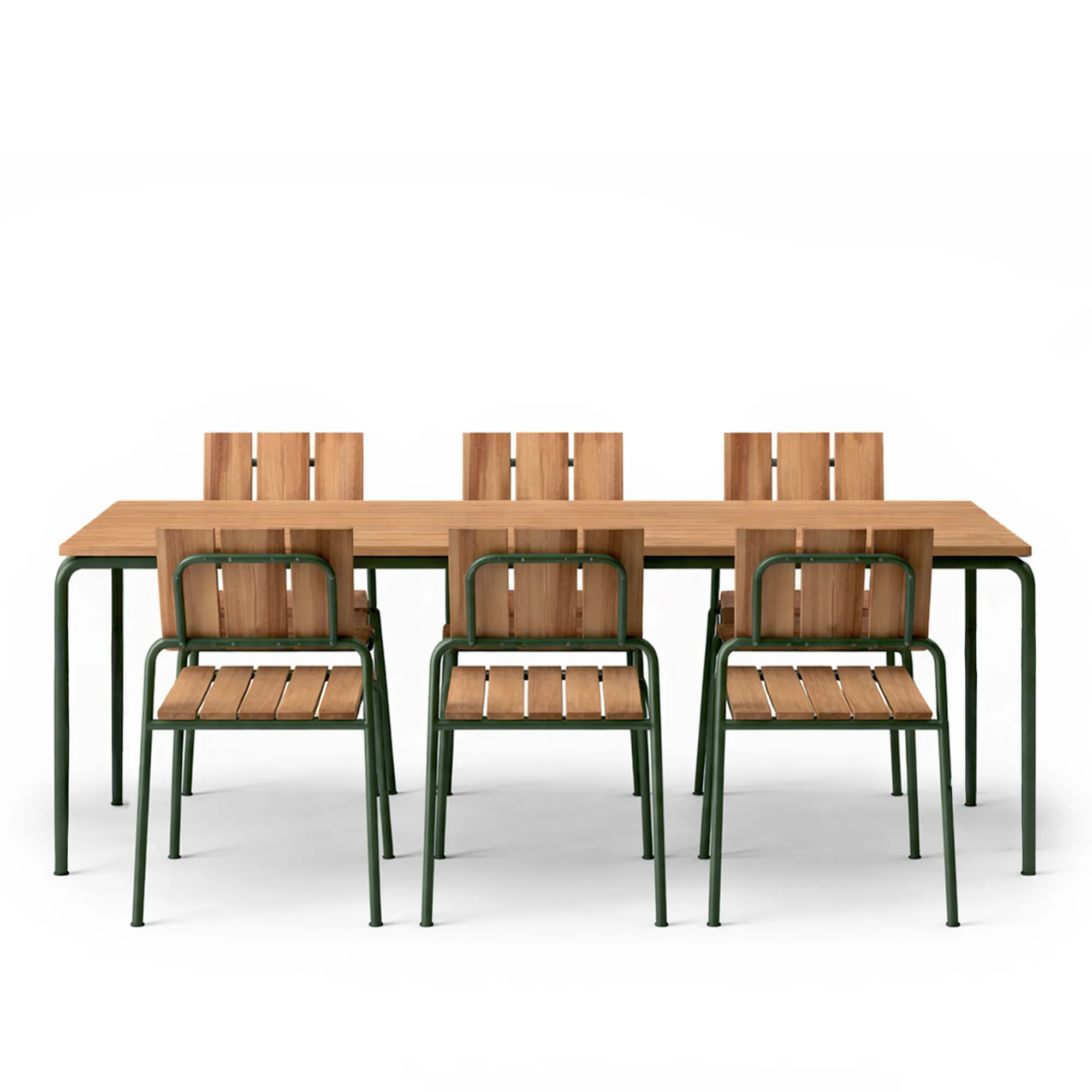 Kallio eettafel & 6 Kallio eetkamerstoelen - 1