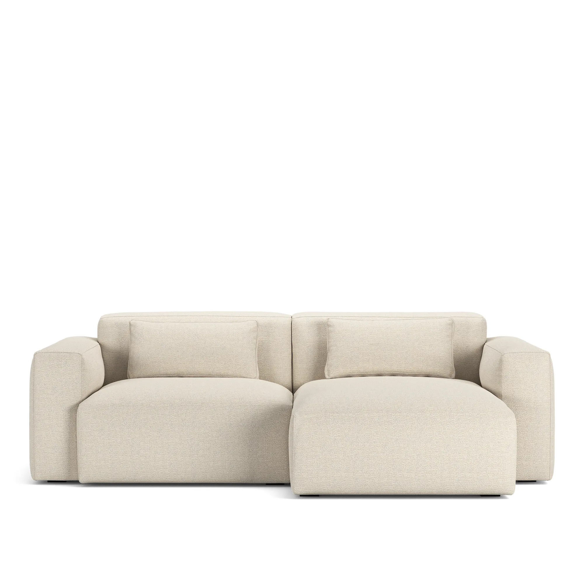 Brick 2-Seater Chaise Lounge Right - 9