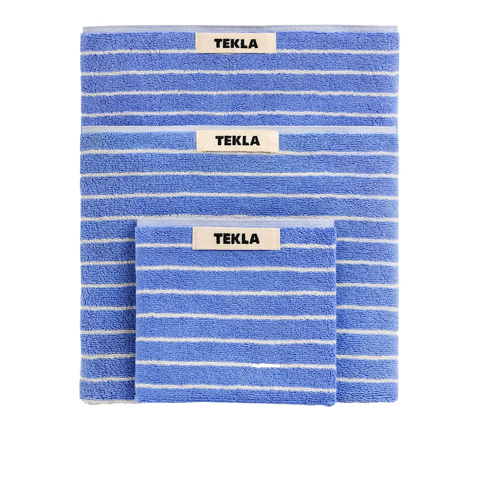 Terry Clear Blue Stripes pyyhe