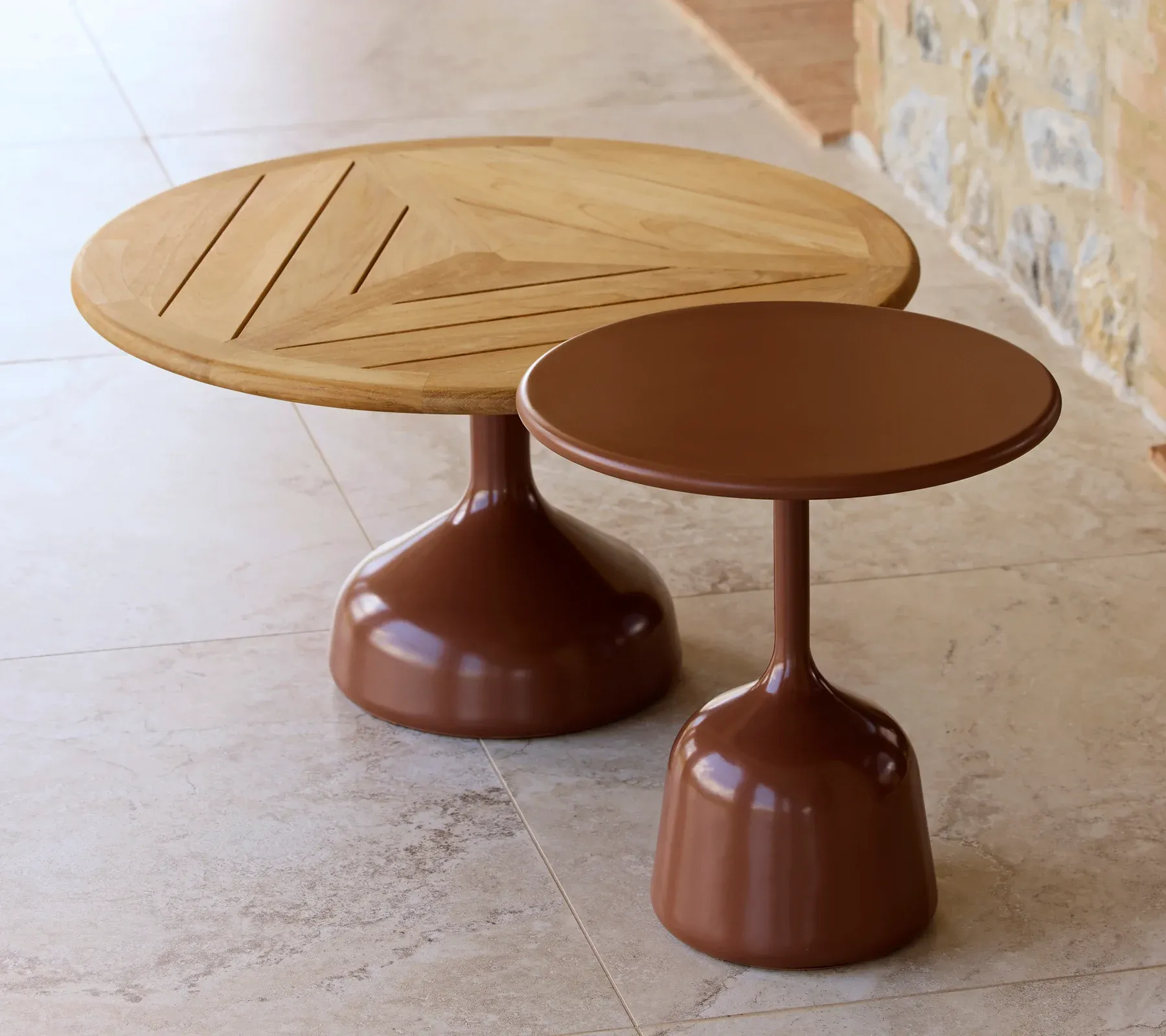 Glaze salontafel klein Desert Red - 2