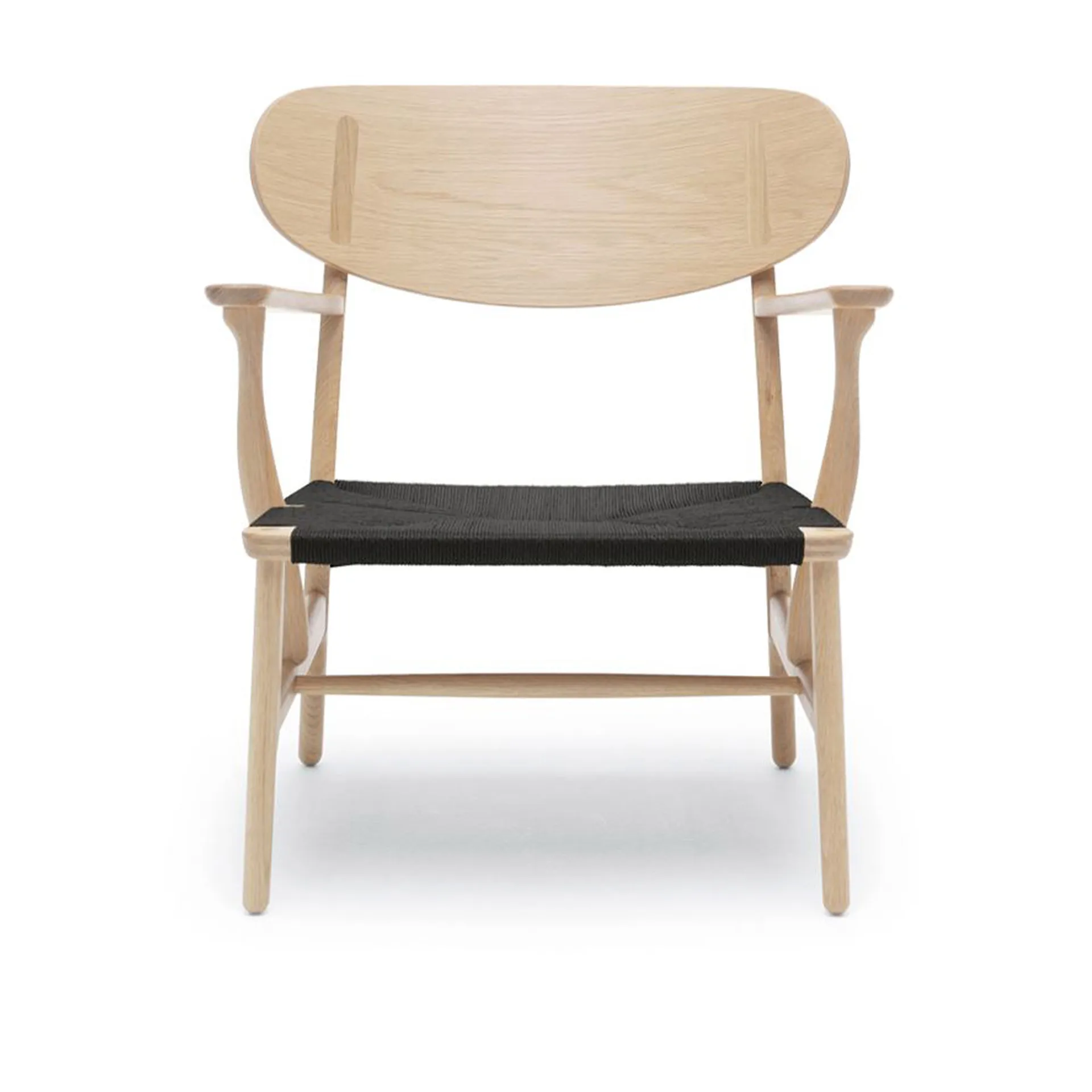 CH22 - Eg/Sort Flettet Papirsnor - Carl Hansen - Hans J. Wegner - NO GA