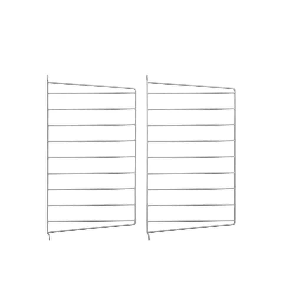 Væggavl 50x30cm 2-pack grå