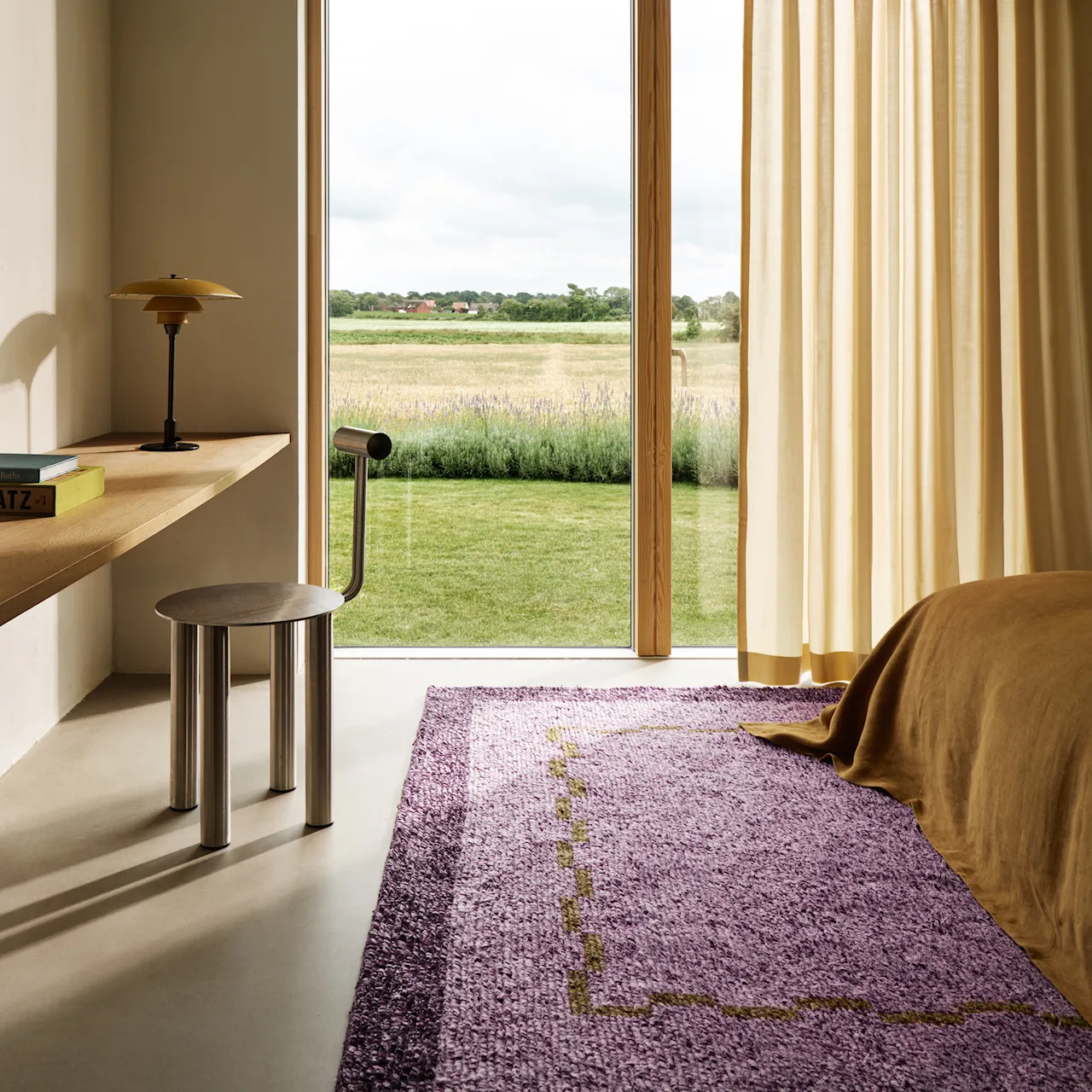 Ryya 01 Lilac Rya Rug