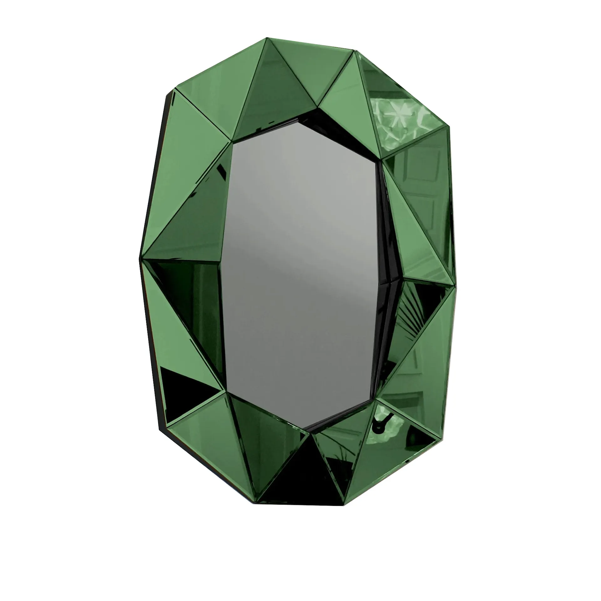 Diamond Large Mirror - Emerald - Reflections Copenhagen - NO GA