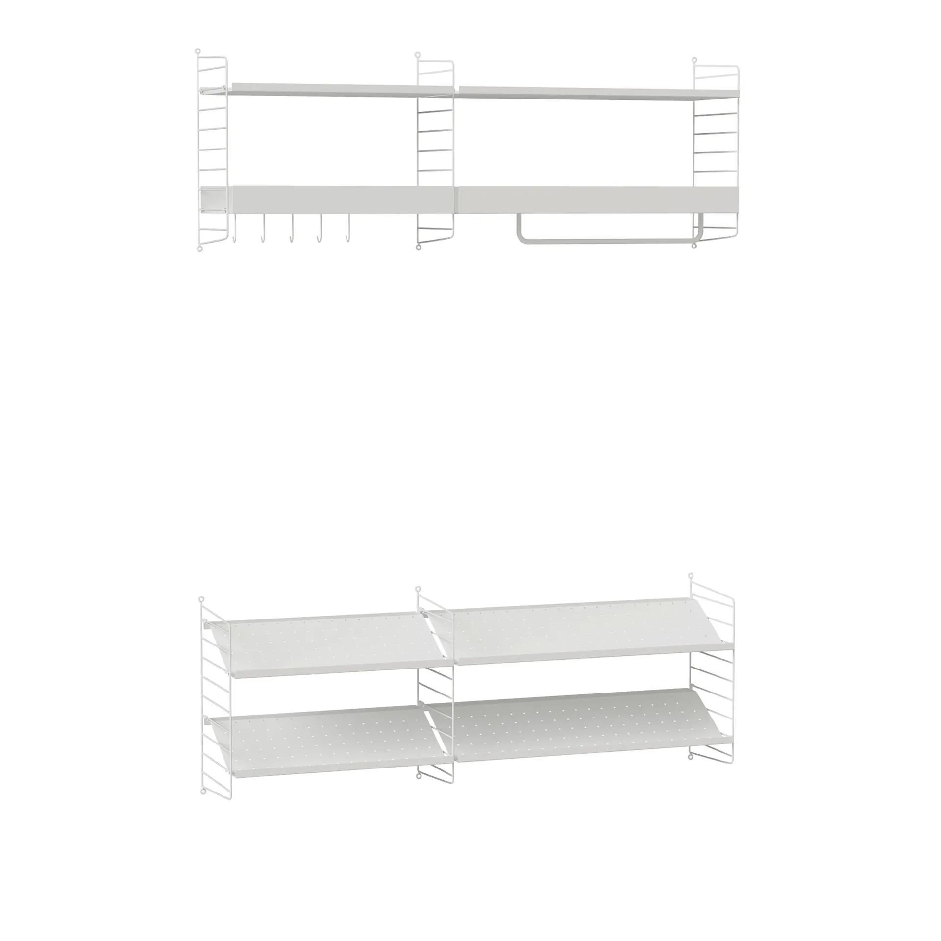 Hall shelving system H - String - Nils Strinning - NO GA