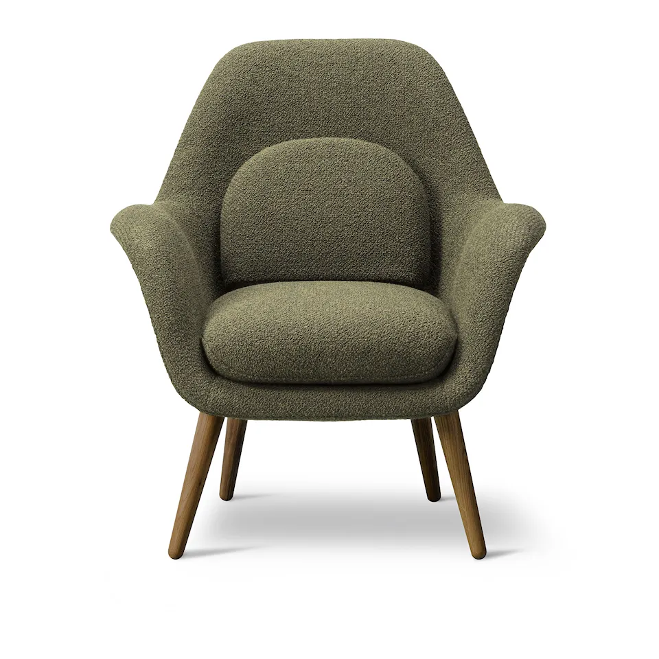 Swoon Petit Lounge Chair Lacquered Walnut