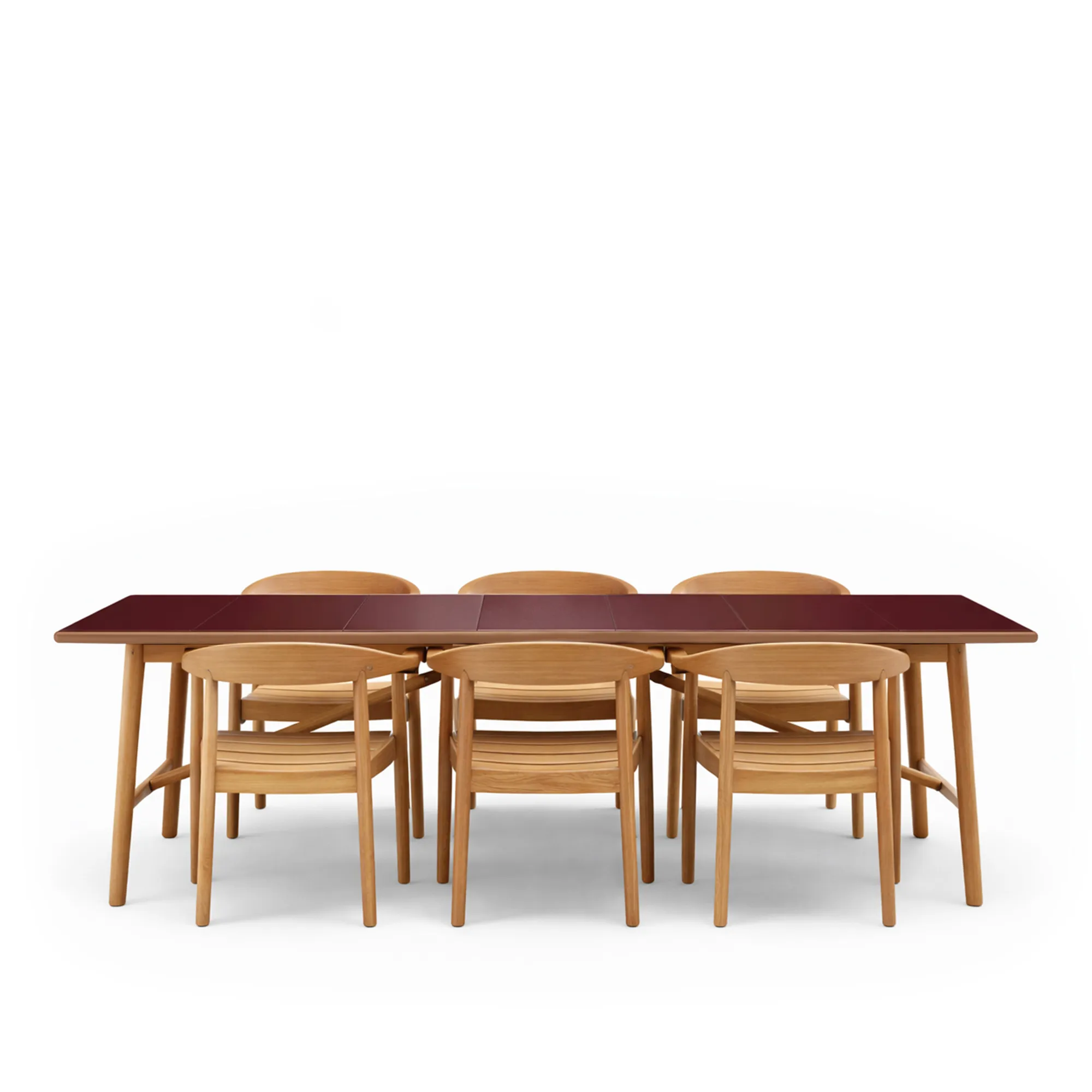 Sticks outdoor dining table & Majestic chairs 6 pcs - 1