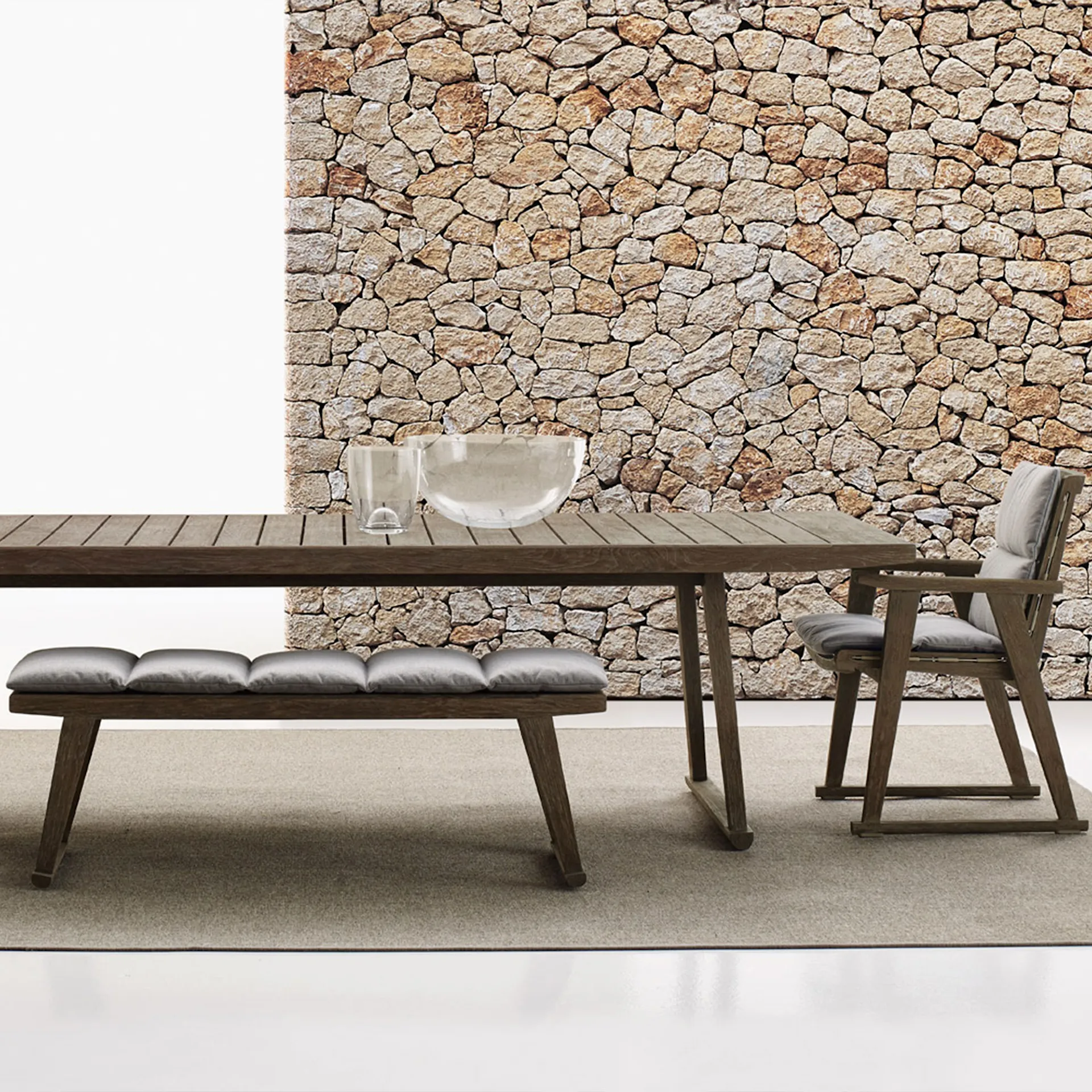 Gio Outdoor Rectangular Table - B&B Italia - Antonio Citterio - NO GA