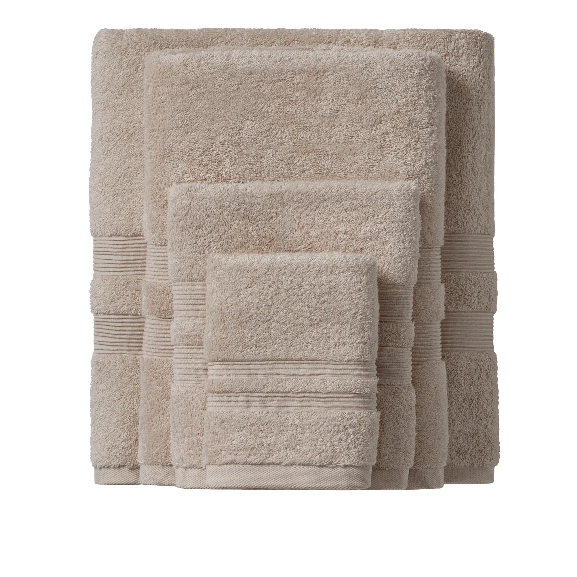 Fontana Organic Light Brown Towel - 1