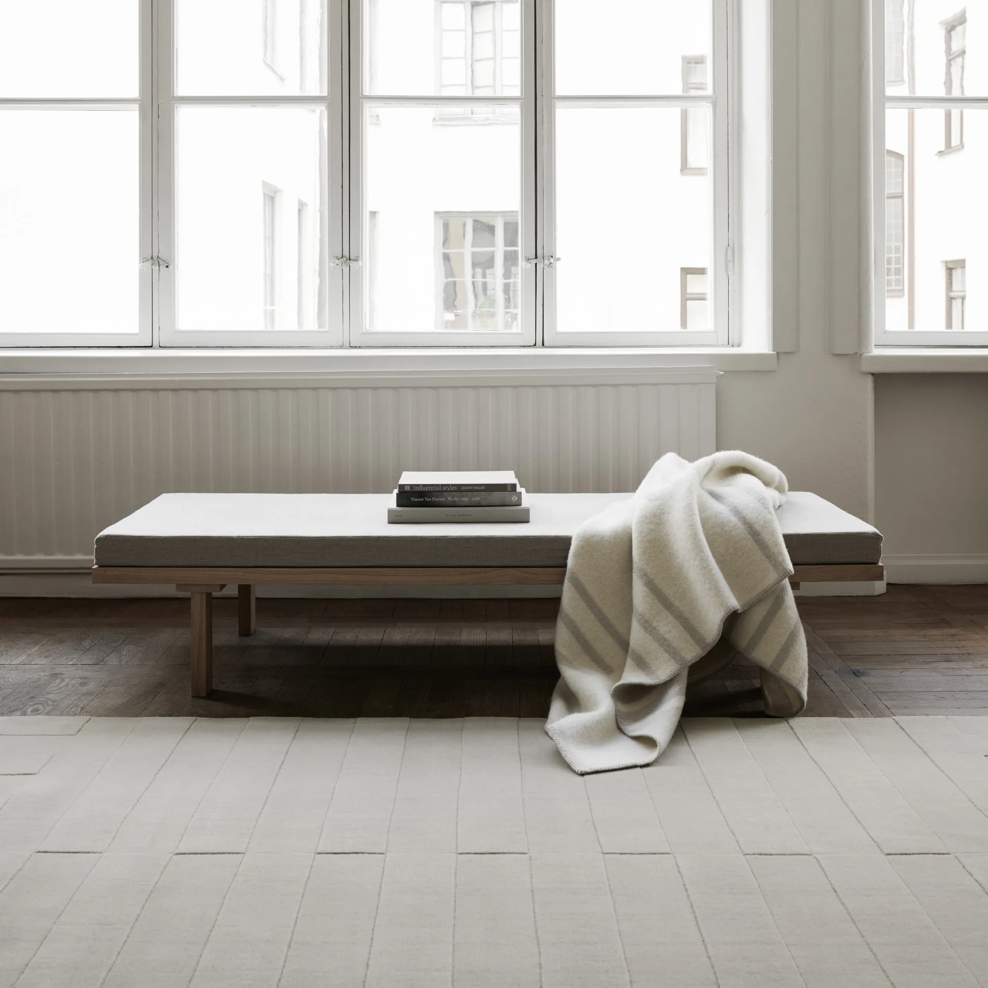 Lux 2 Oatmeal Wool Rug - 4