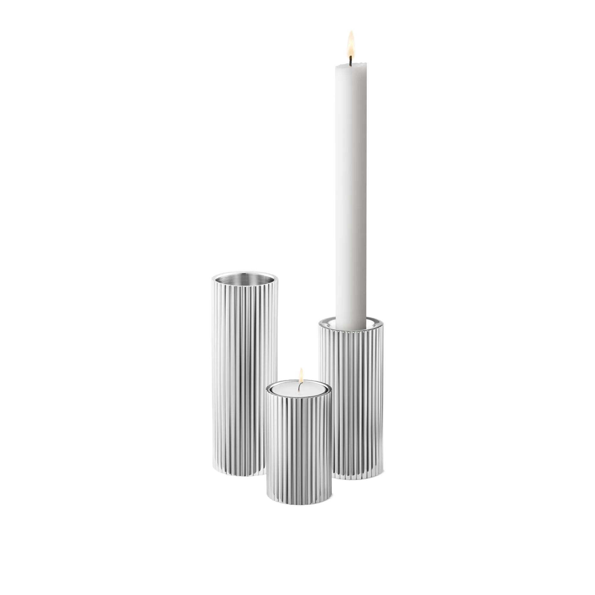Bernadotte Tealight & Candleholder 3Pcs - 1