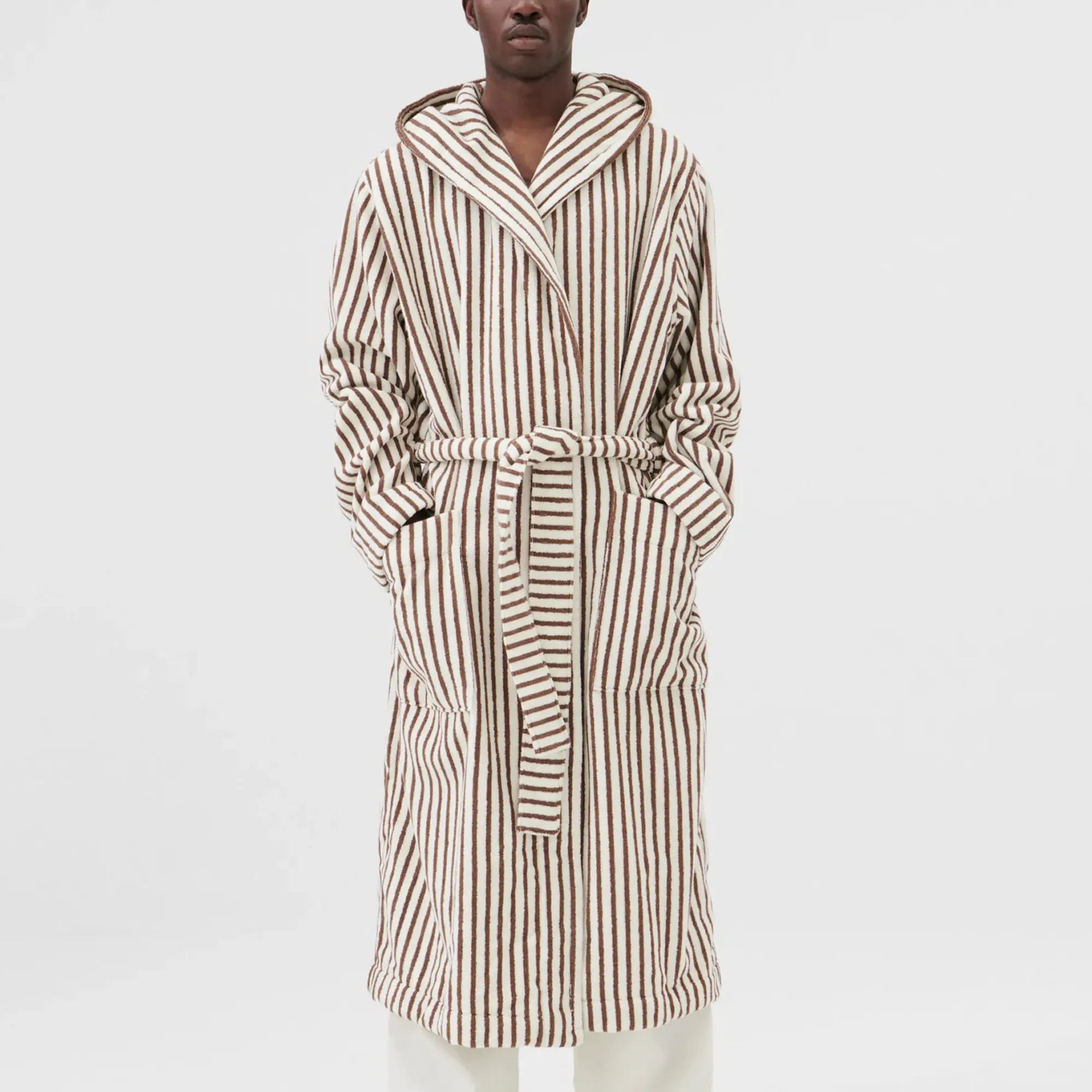 Hooded Bathrobe Kodiak Stripes
