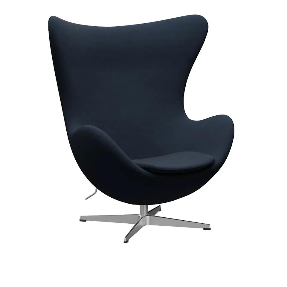 3316 Egg Lounge Chair Satin Polished