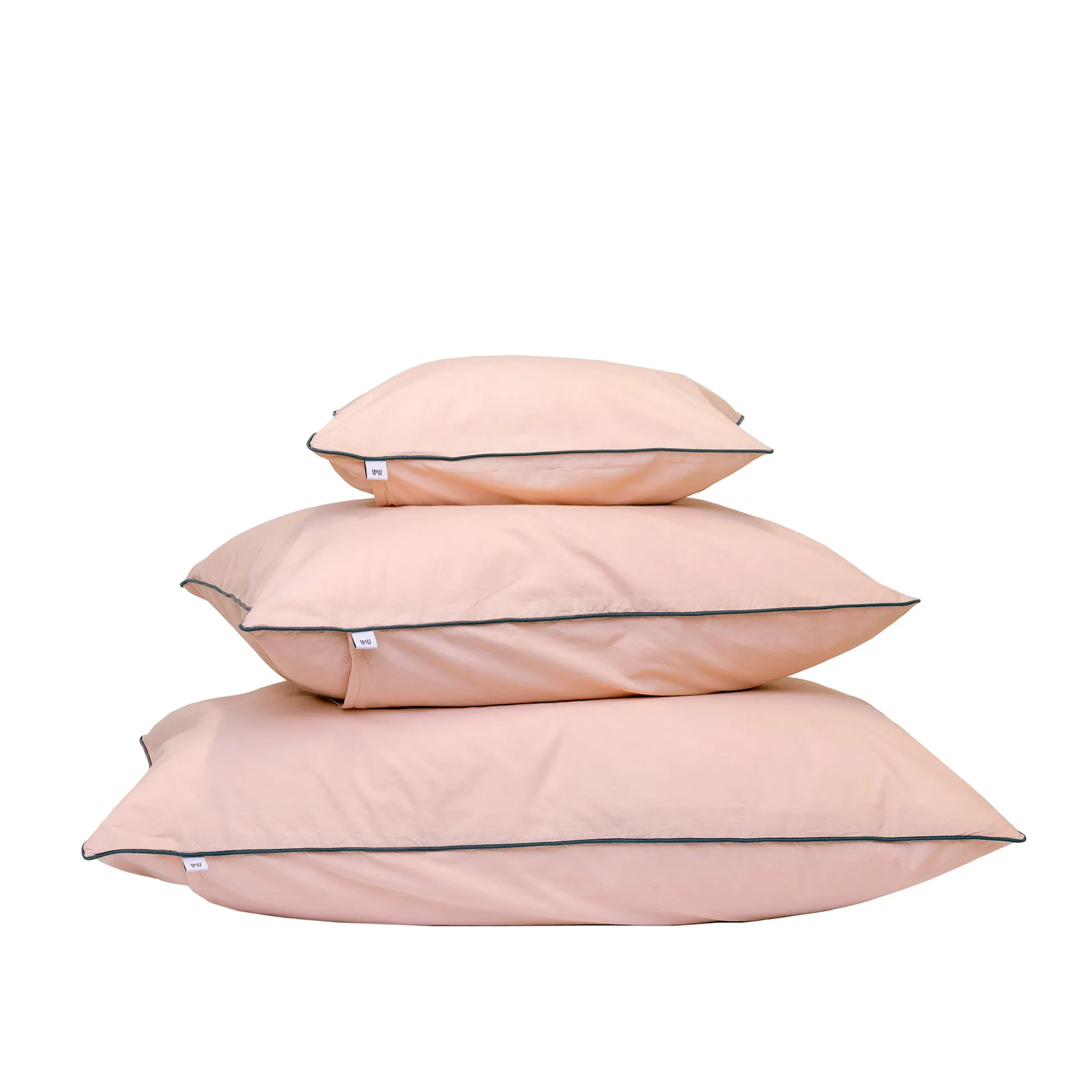 Powder Pillowcase ECO Pink/Dark Blue - Mille Notti - Beata Heuman  - NO GA