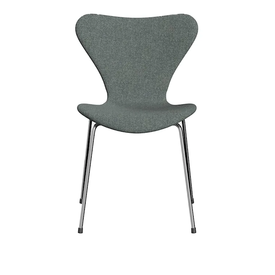 Series 7 chair 3107 fully upholstered fabric steel frame chrome