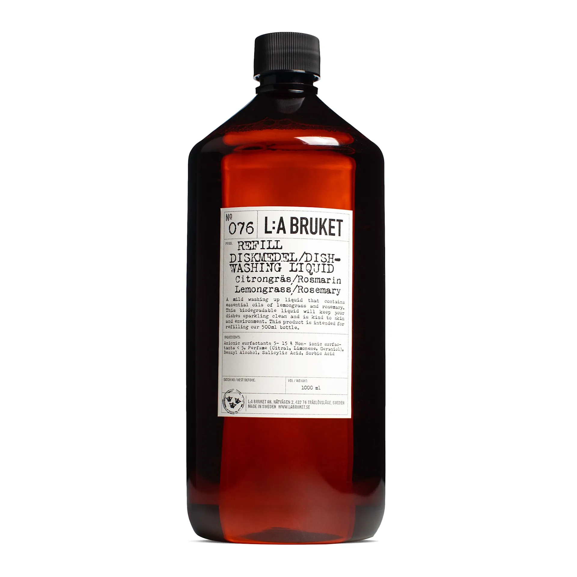 Dish Soap Refill 1000 ml - L:a Bruket - NO GA