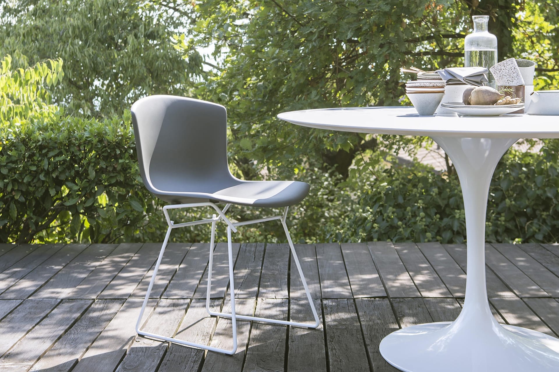 Bertoia Plastic Side Chair Outdoor - Knoll - Harry Bertoia - NO GA