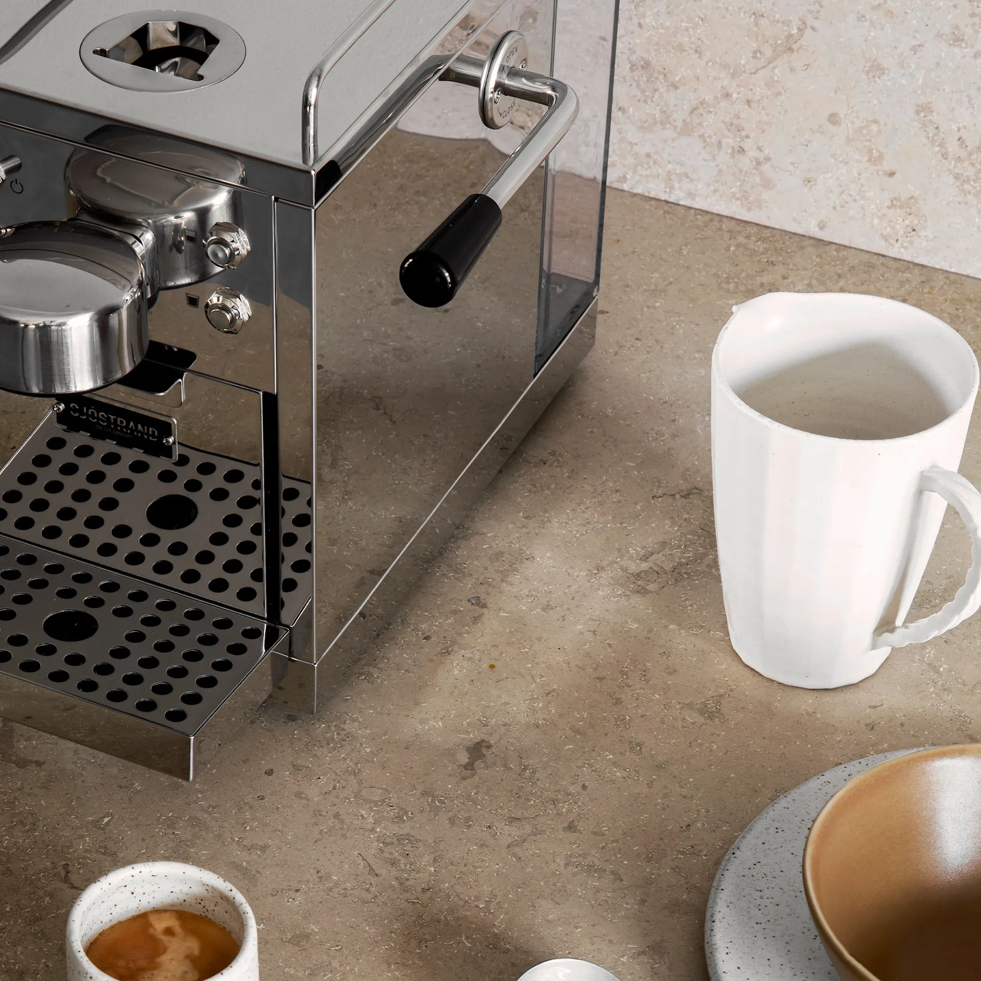 The Original Espresso Capsule Machine Stainless Steel + Milk Frother - Sjöstrand Coffee Concept - NO GA