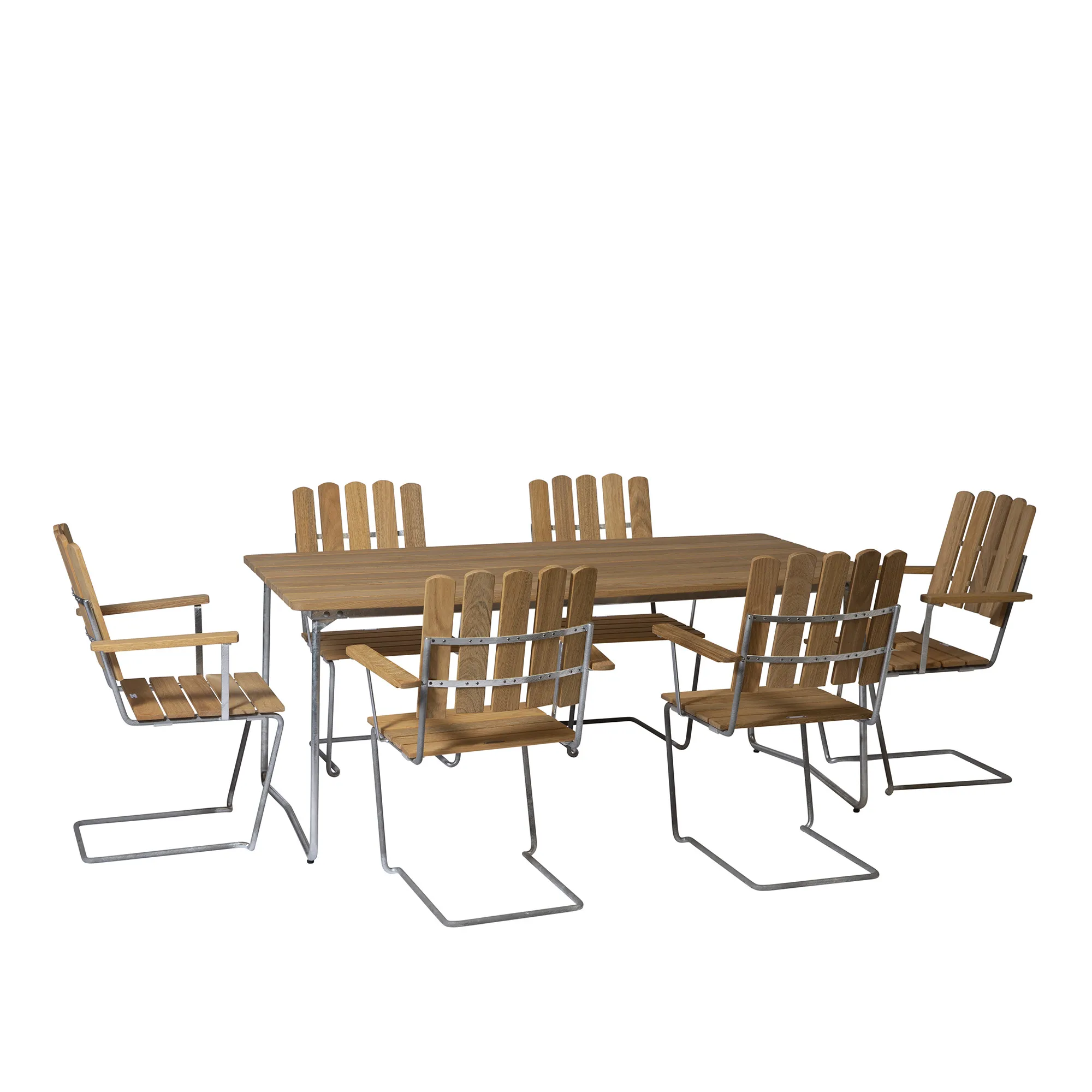 Eetkamergroep Classic serie met tafel B31 & 6 fauteuils - 1
