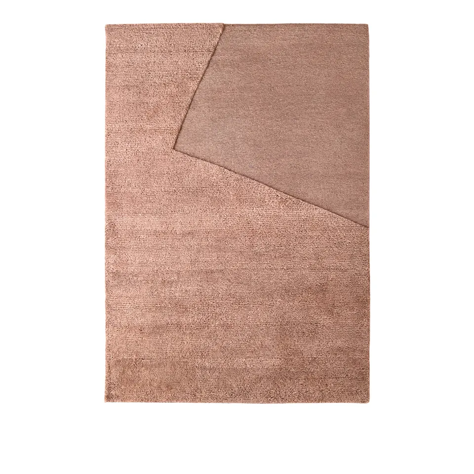 Oblique Rug Pink Quartz Pattern D