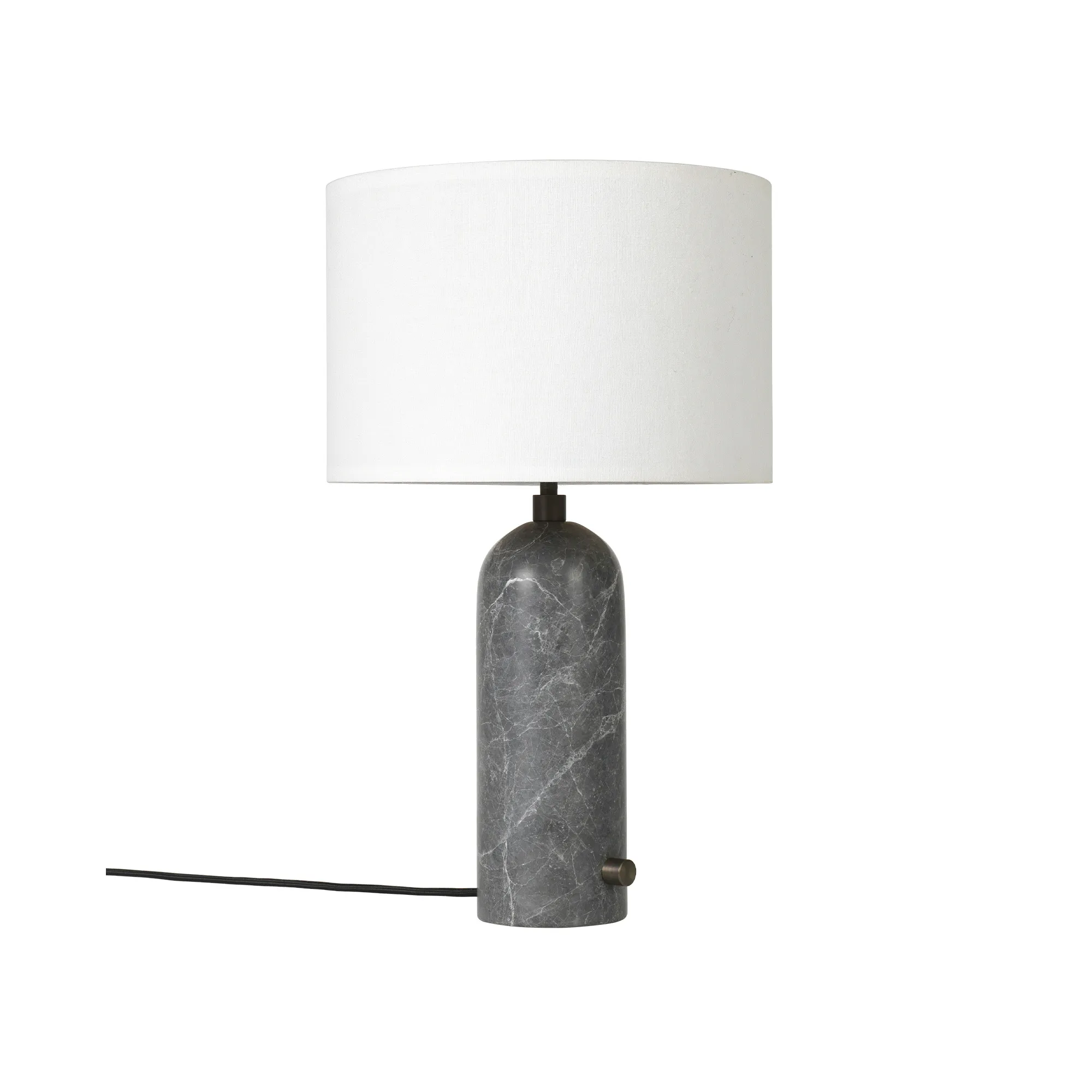 Gravity Table Lamp Small Grey Marble - 1