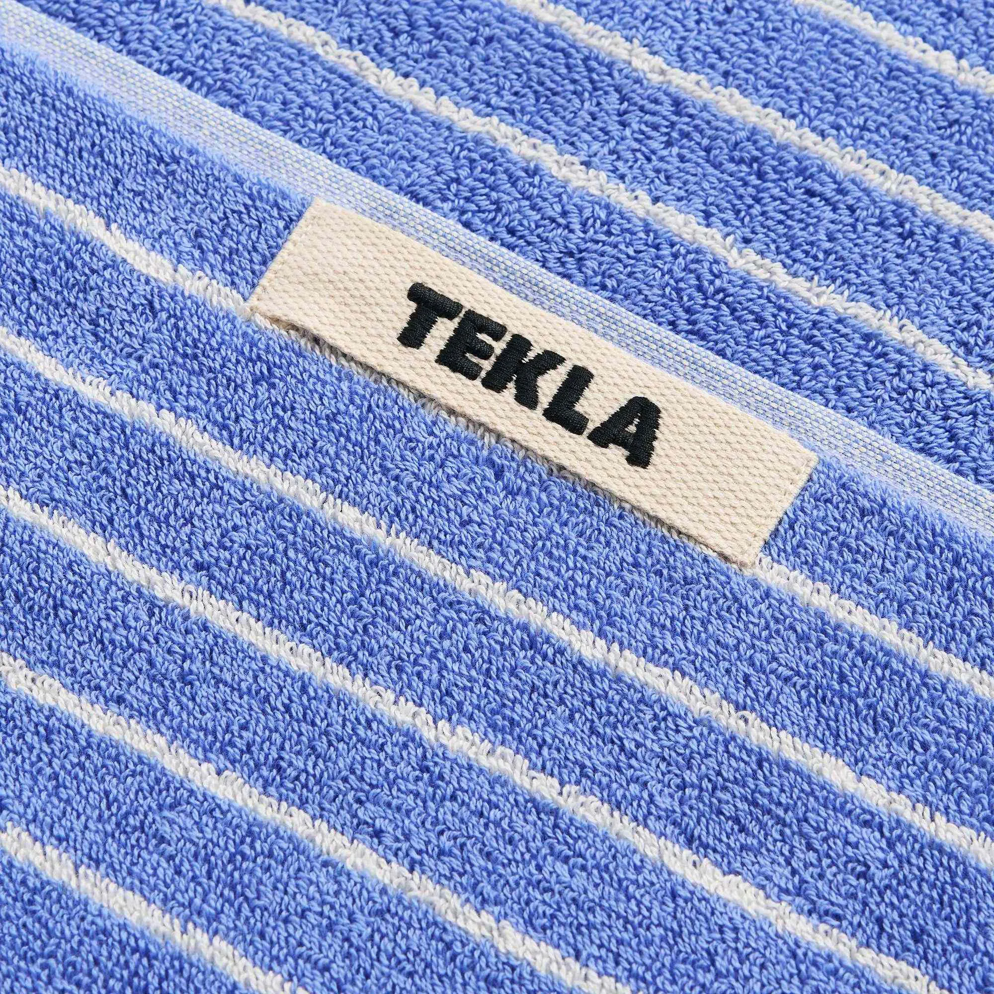 Terry Clear Blue Stripes handdoek - 2