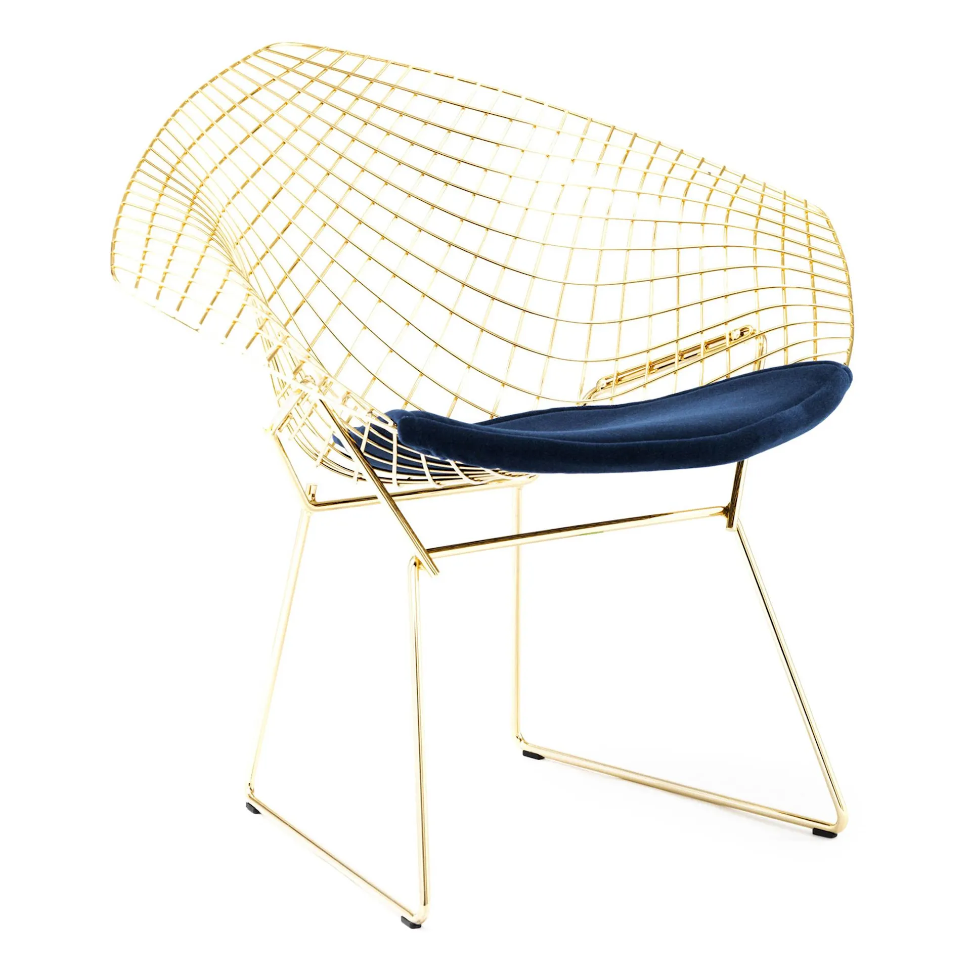 Bertoia Diamond Chair - Gold - Knoll - Harry Bertoia - NO GA